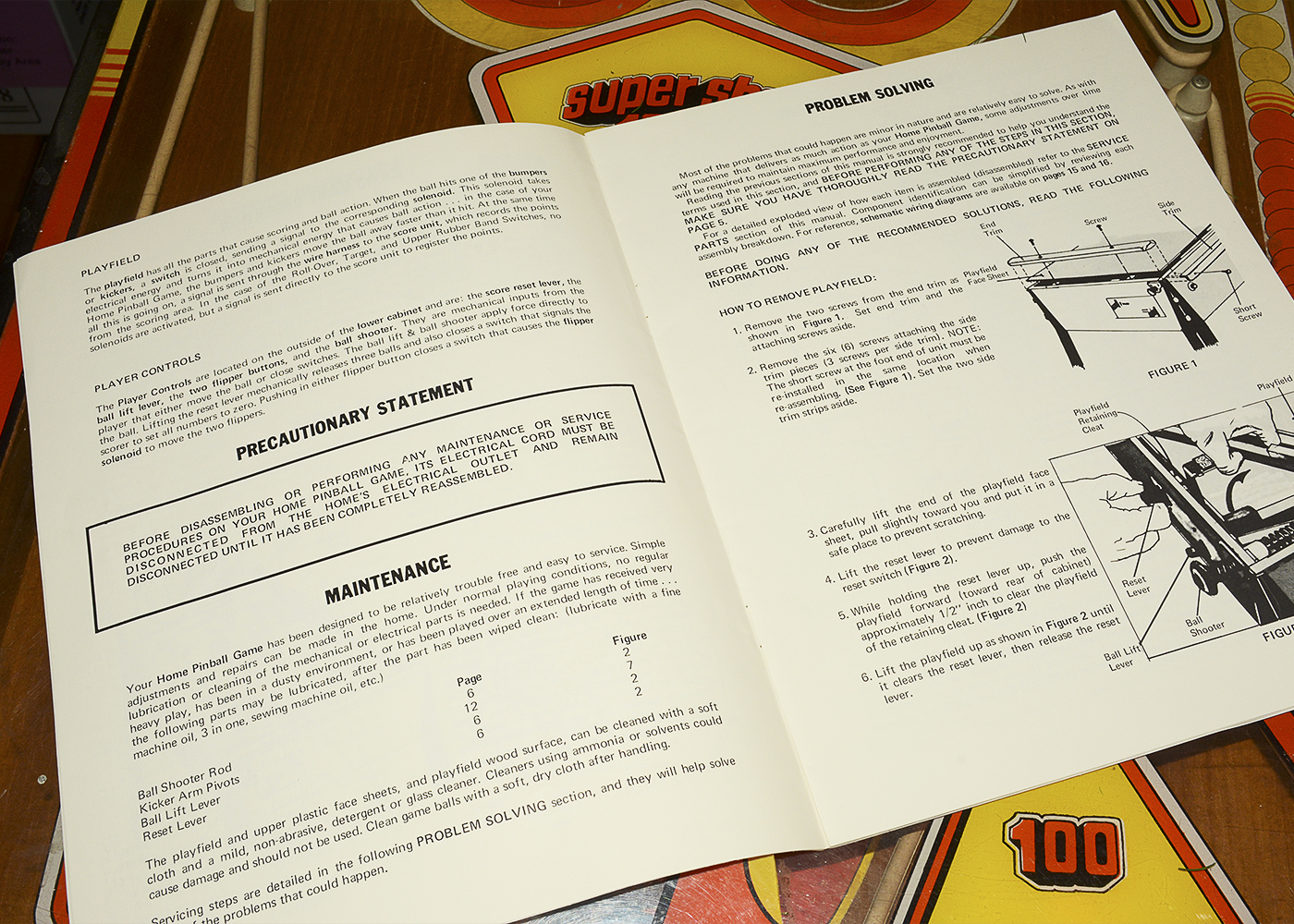 1970s Briarwood "Skate King" Home Pinball Machine