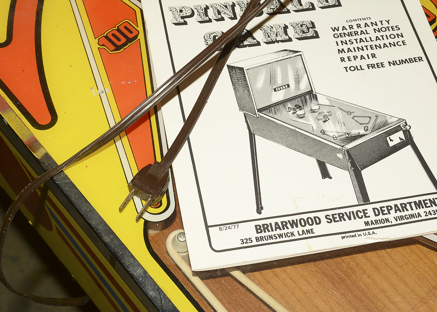 1970s Briarwood "Skate King" Home Pinball Machine