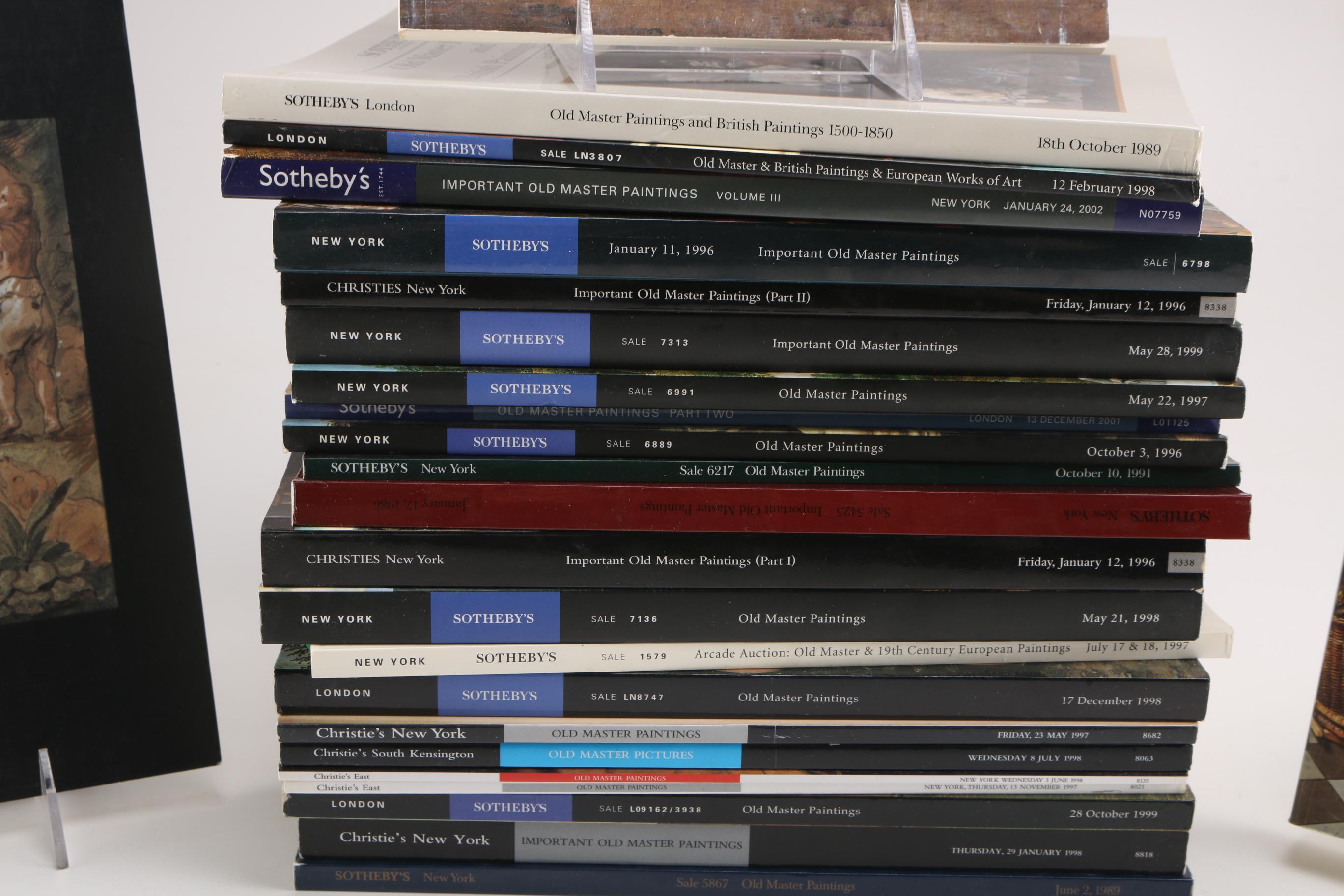 Assortment of Old Masters Christie's and Sotheby's Catalogs