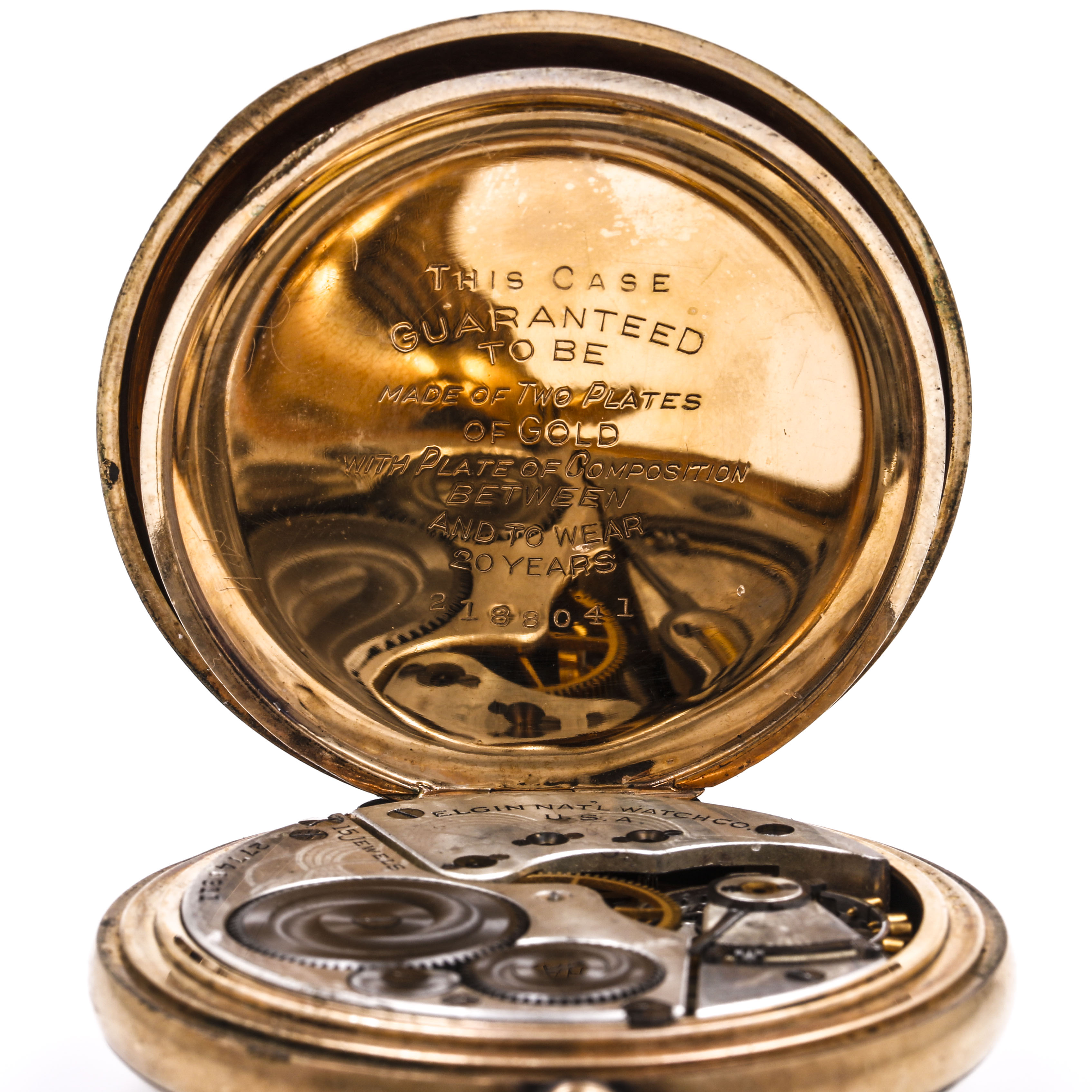 Vintage Elgin Gold Filled Pocket Watch