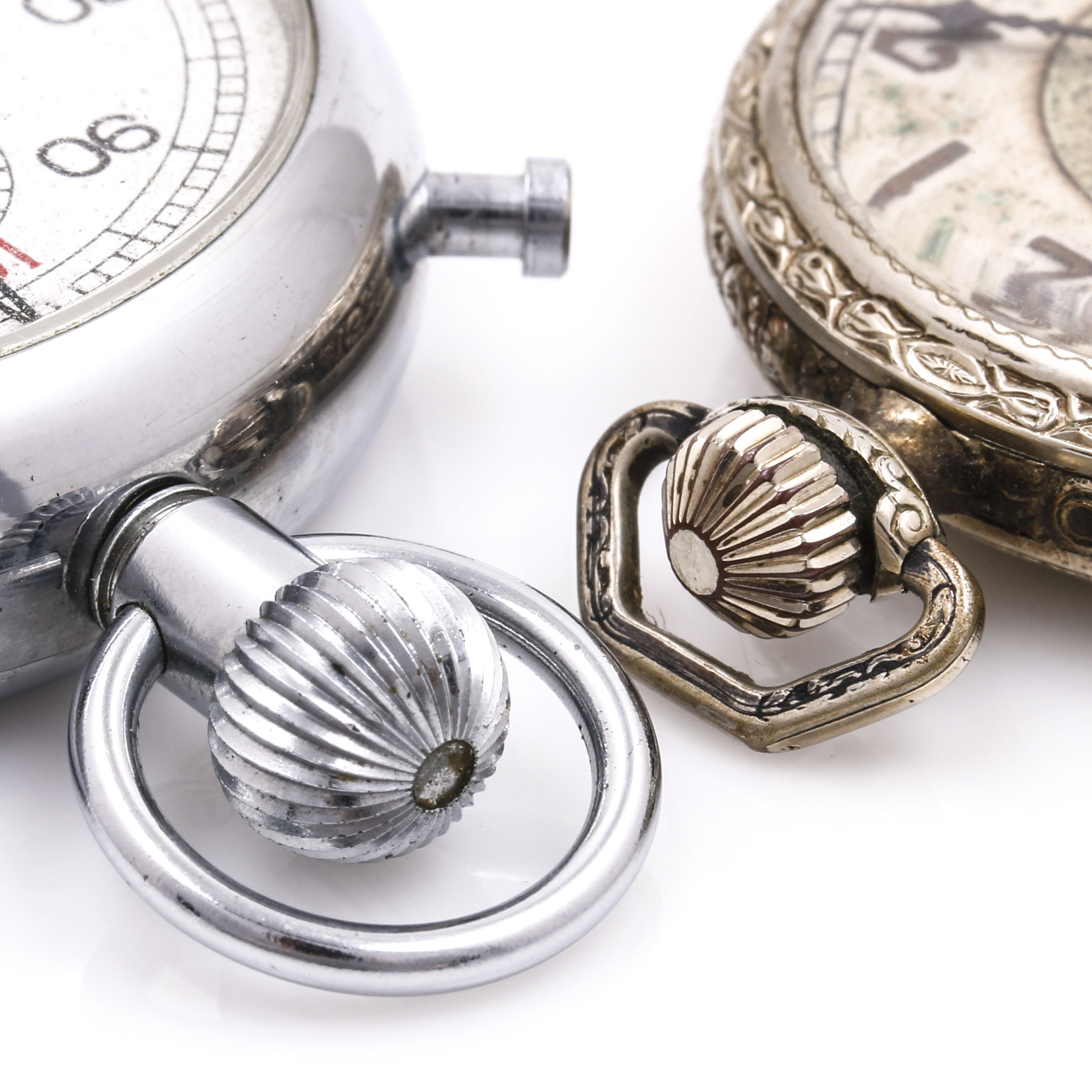 Vintage Elgin Pocket Watch and Chesterfield Stop Watch