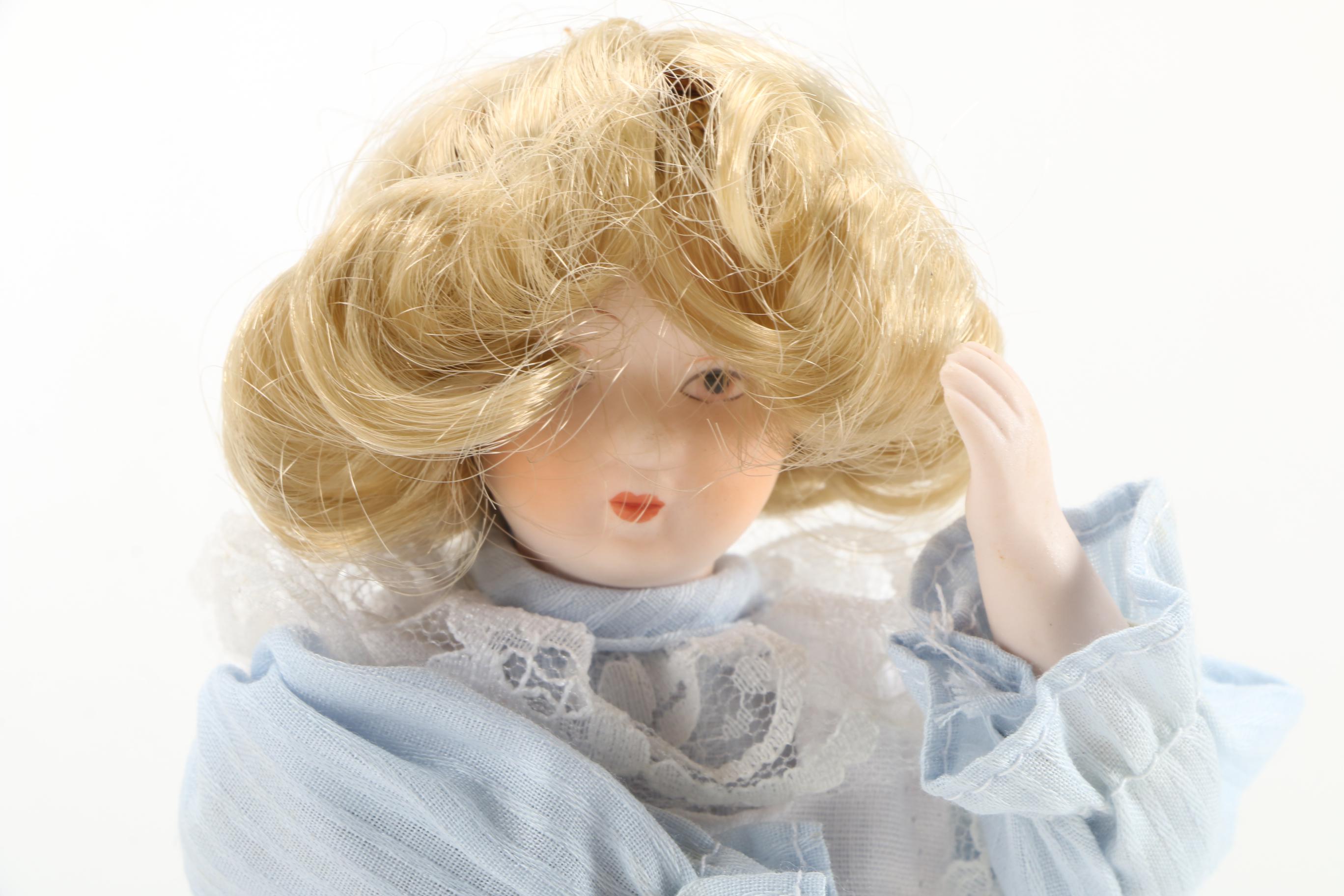 Vintage Hand-Painted Porcelain Dolls