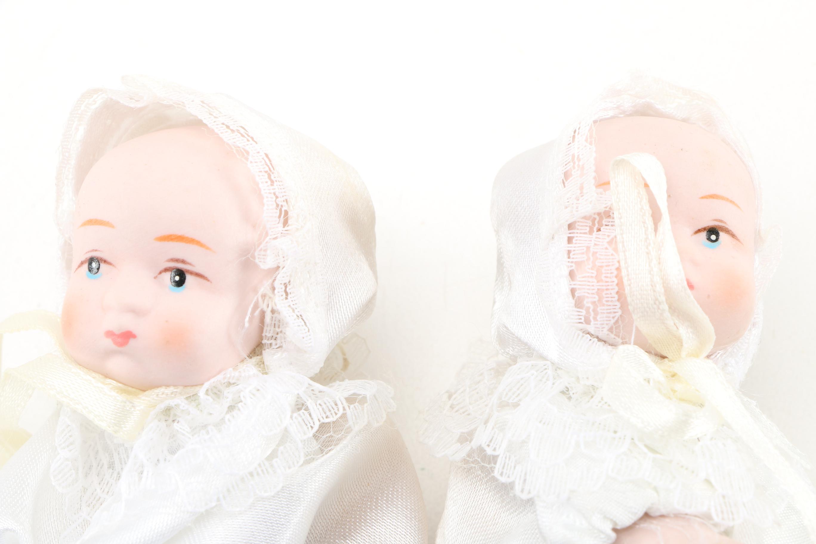 Vintage Hand-Painted Porcelain Dolls