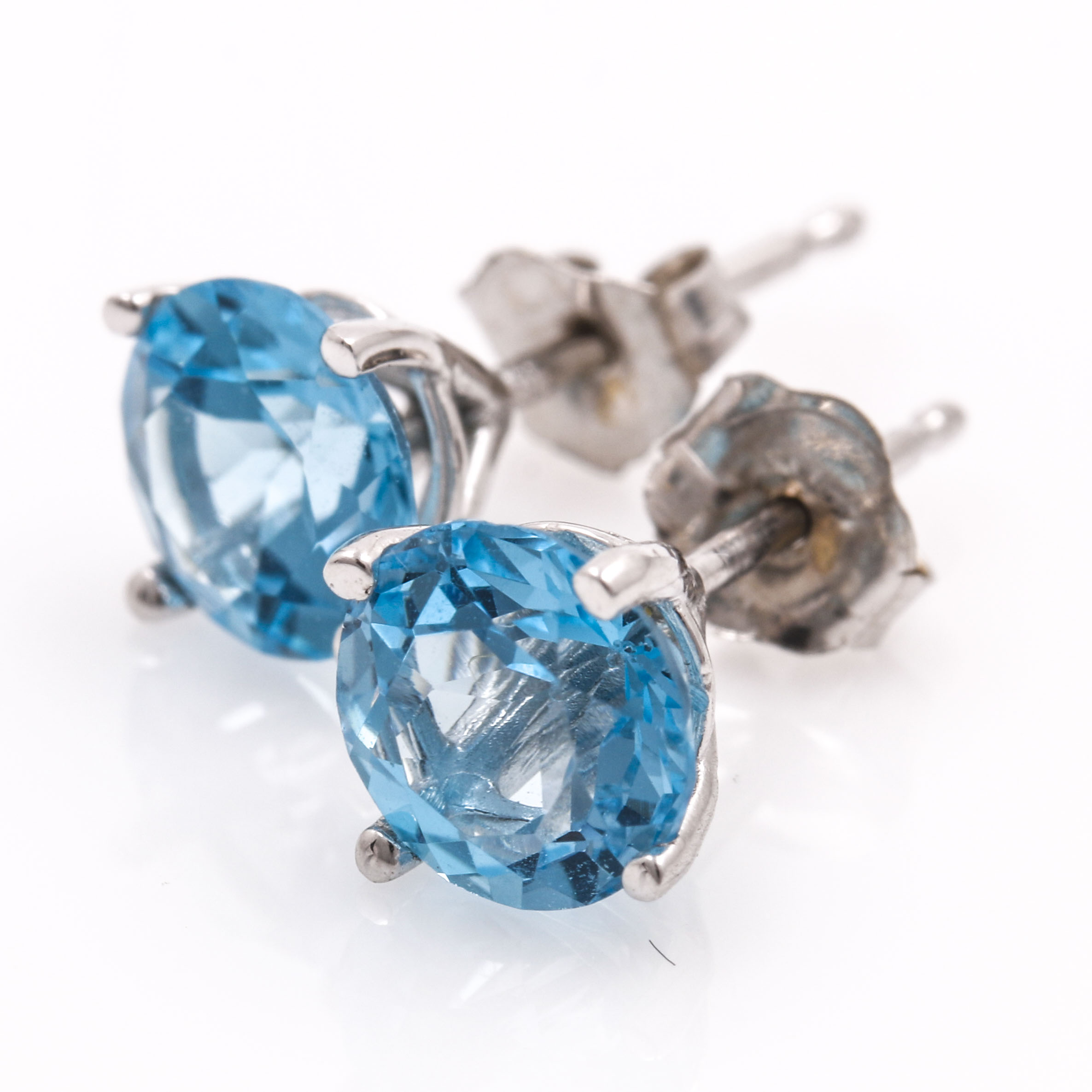 14K White and Yellow Gold Earrings