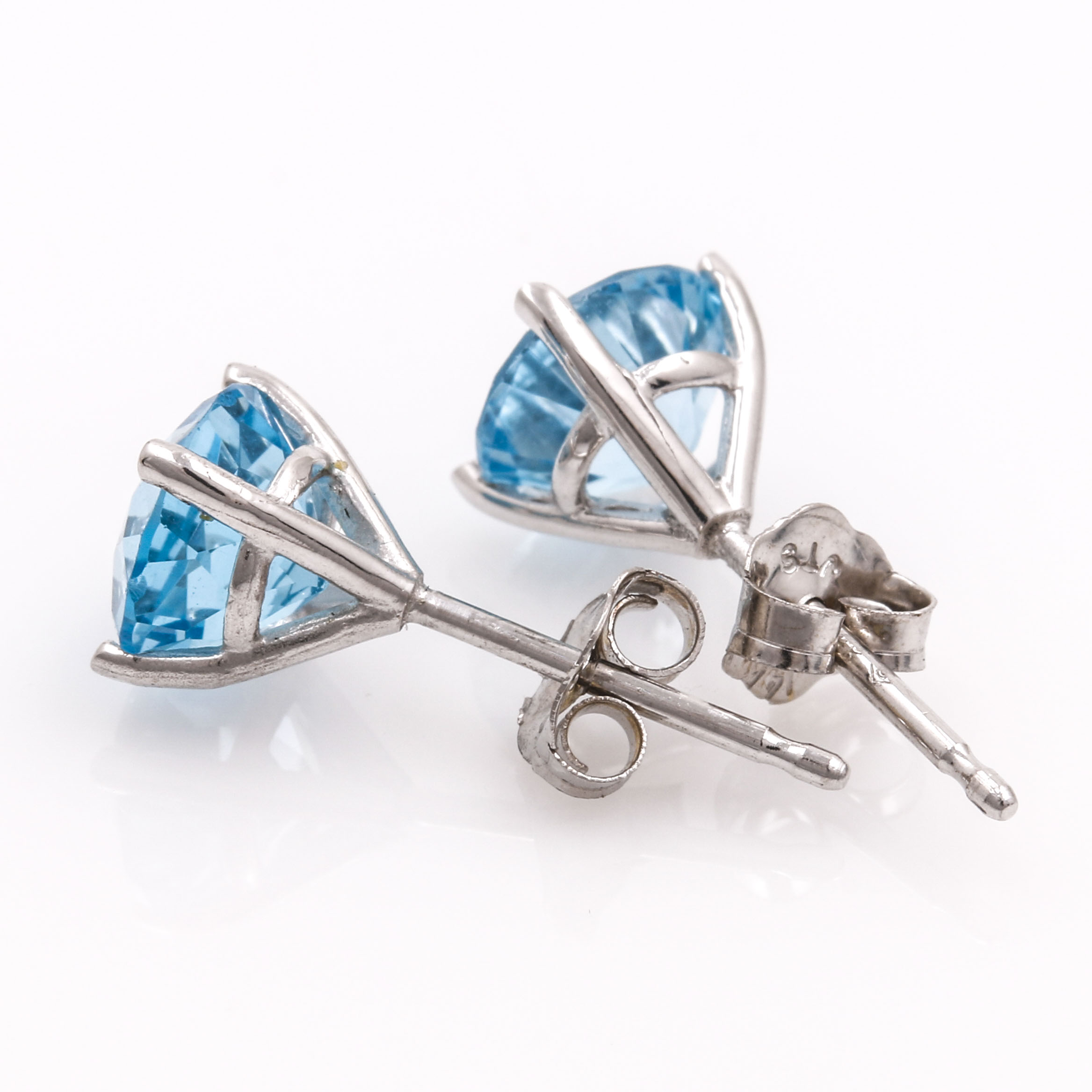 14K White and Yellow Gold Earrings