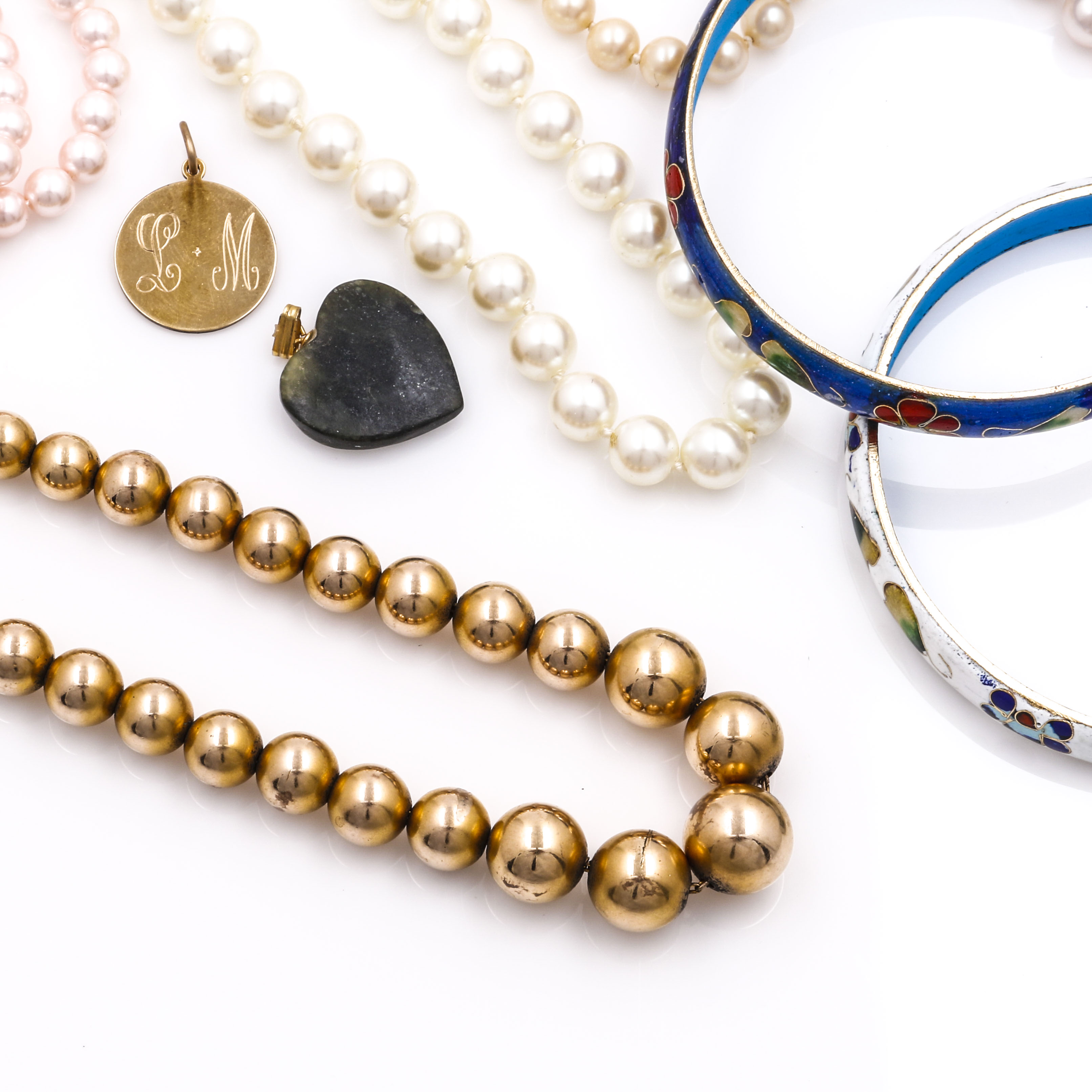 Costume Jewelry Assortment Including Wedgwood