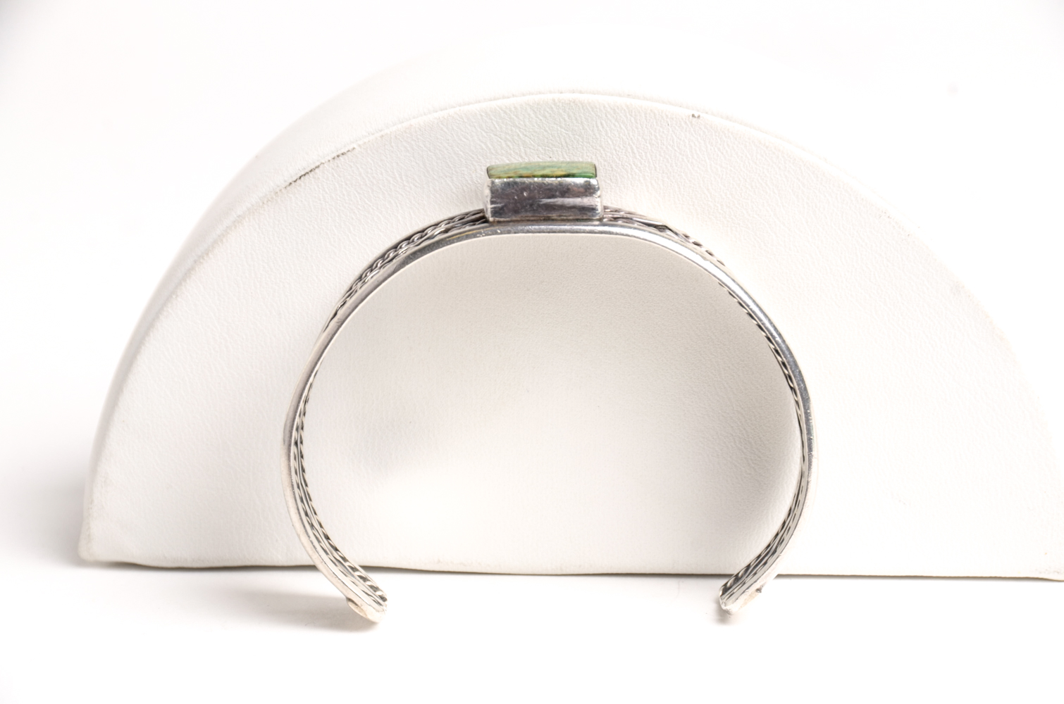 Pair of Sterling Bracelets and Floral Brooch