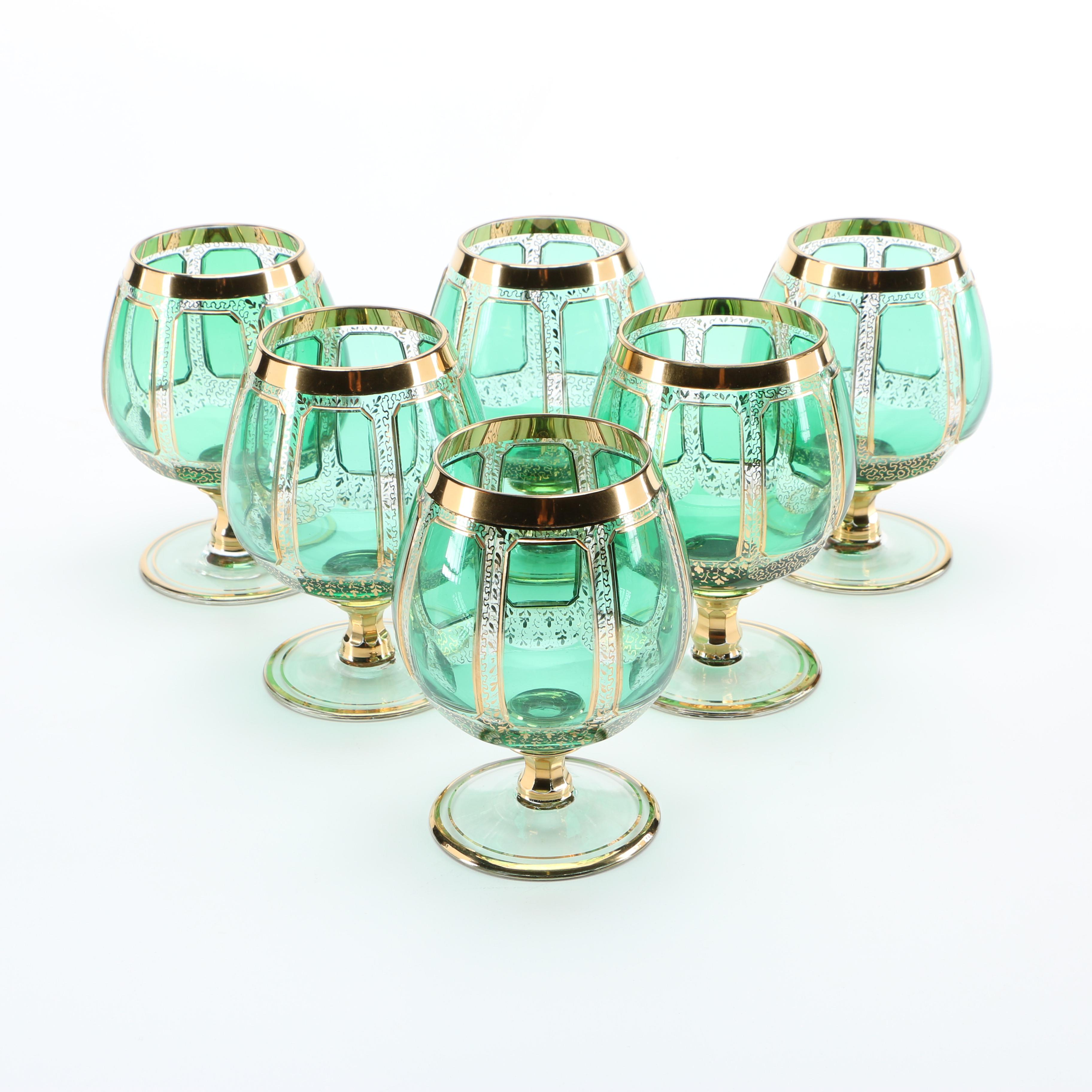 Moser Brandy Snifters