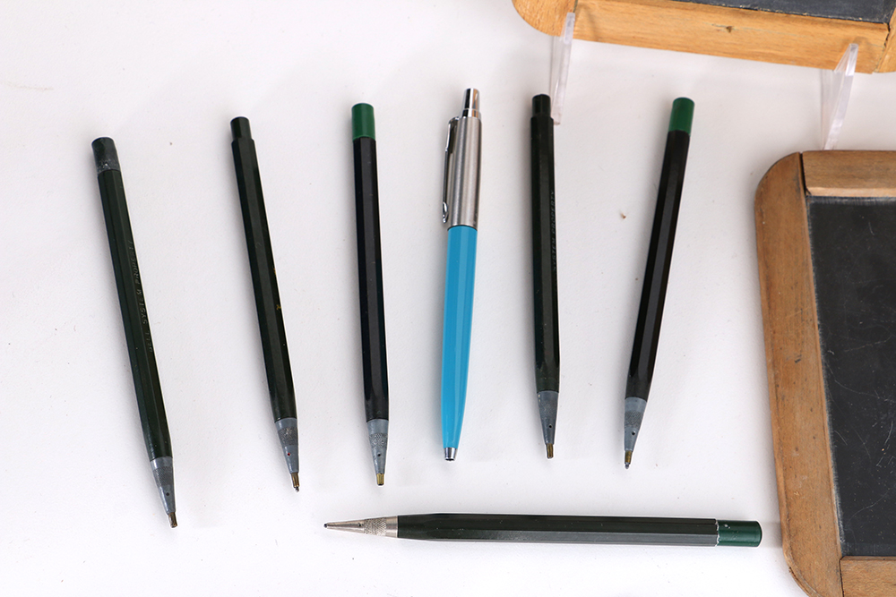 Superior Cub Rotary Printing Press  and Other Vintage Desk Accessories