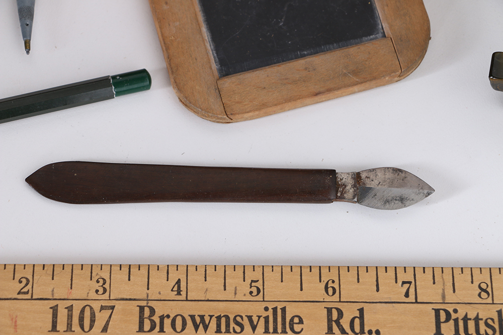 Superior Cub Rotary Printing Press  and Other Vintage Desk Accessories