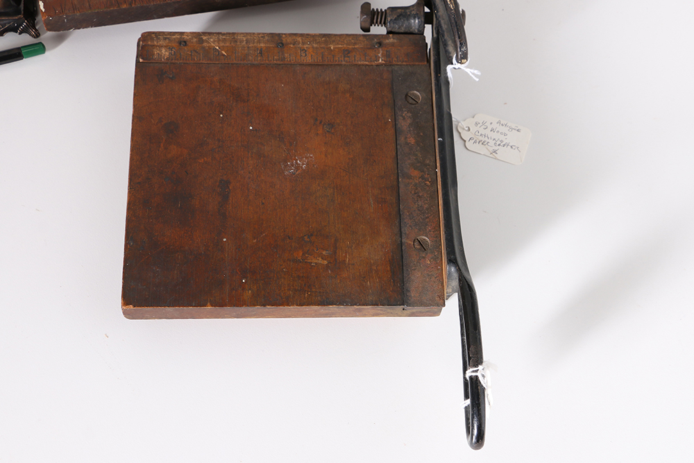 Superior Cub Rotary Printing Press  and Other Vintage Desk Accessories