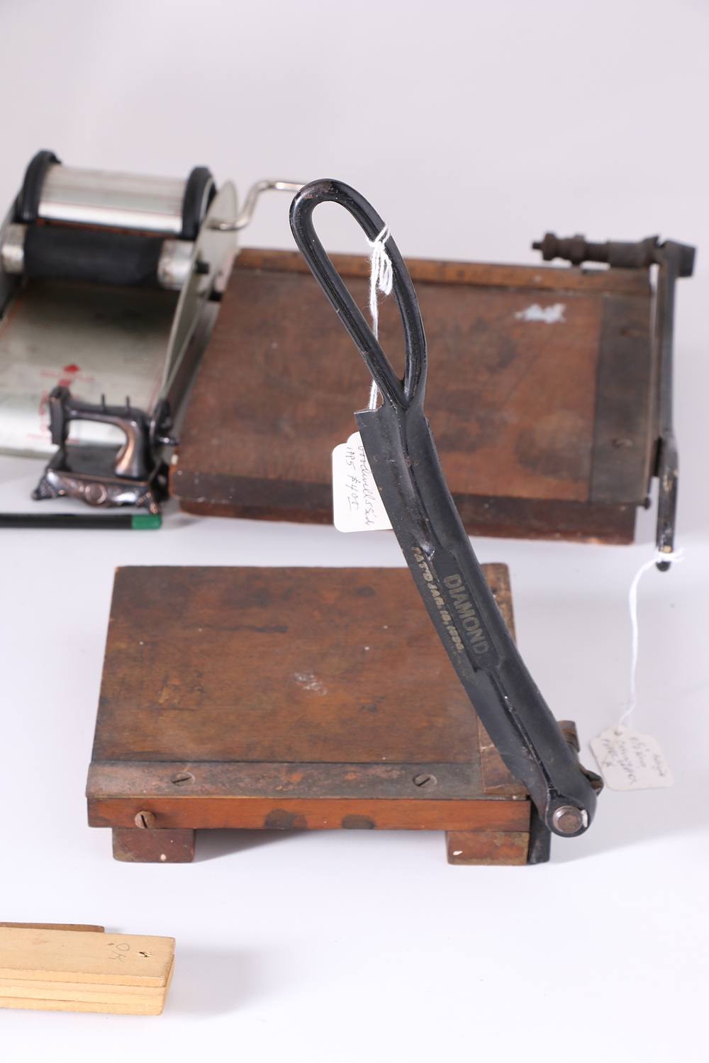 Superior Cub Rotary Printing Press  and Other Vintage Desk Accessories