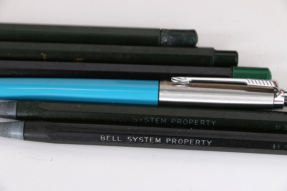 Superior Cub Rotary Printing Press  and Other Vintage Desk Accessories