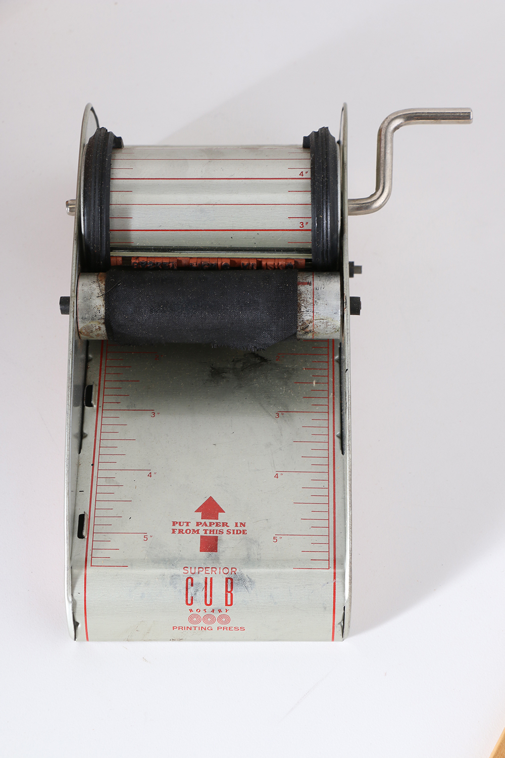 Superior Cub Rotary Printing Press  and Other Vintage Desk Accessories