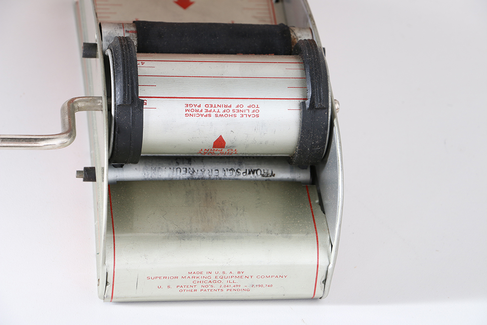 Superior Cub Rotary Printing Press  and Other Vintage Desk Accessories