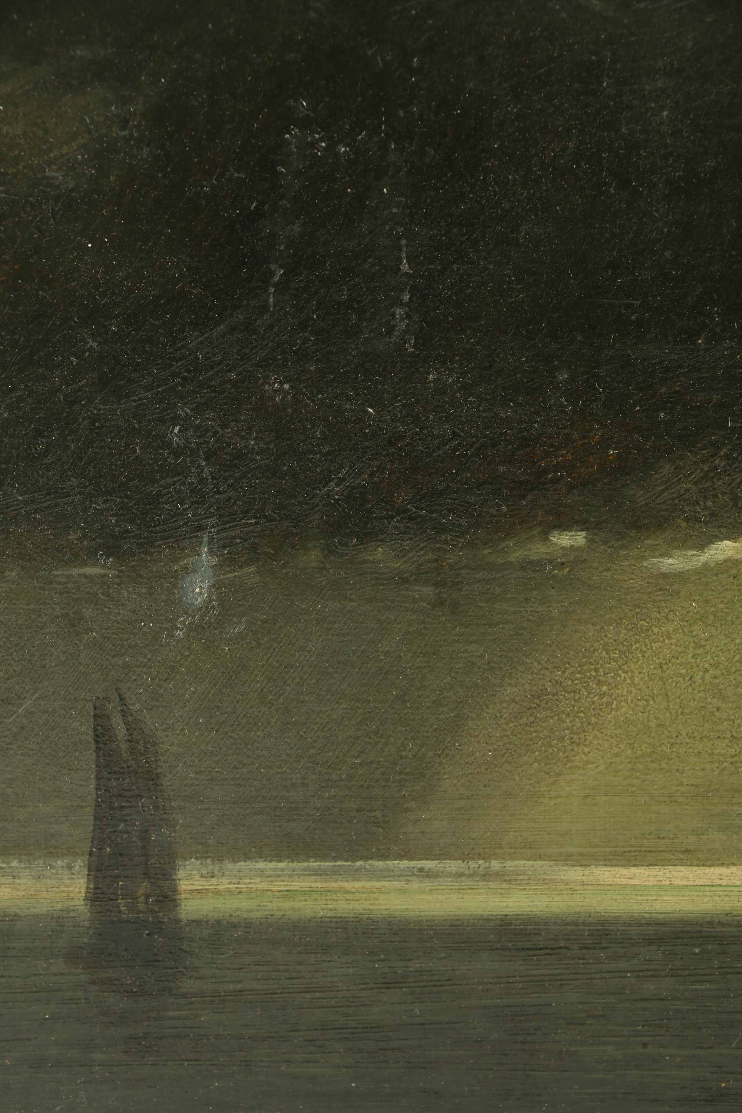 Copy Painting After Martin Johnson Heade Oil Painting on Canvas