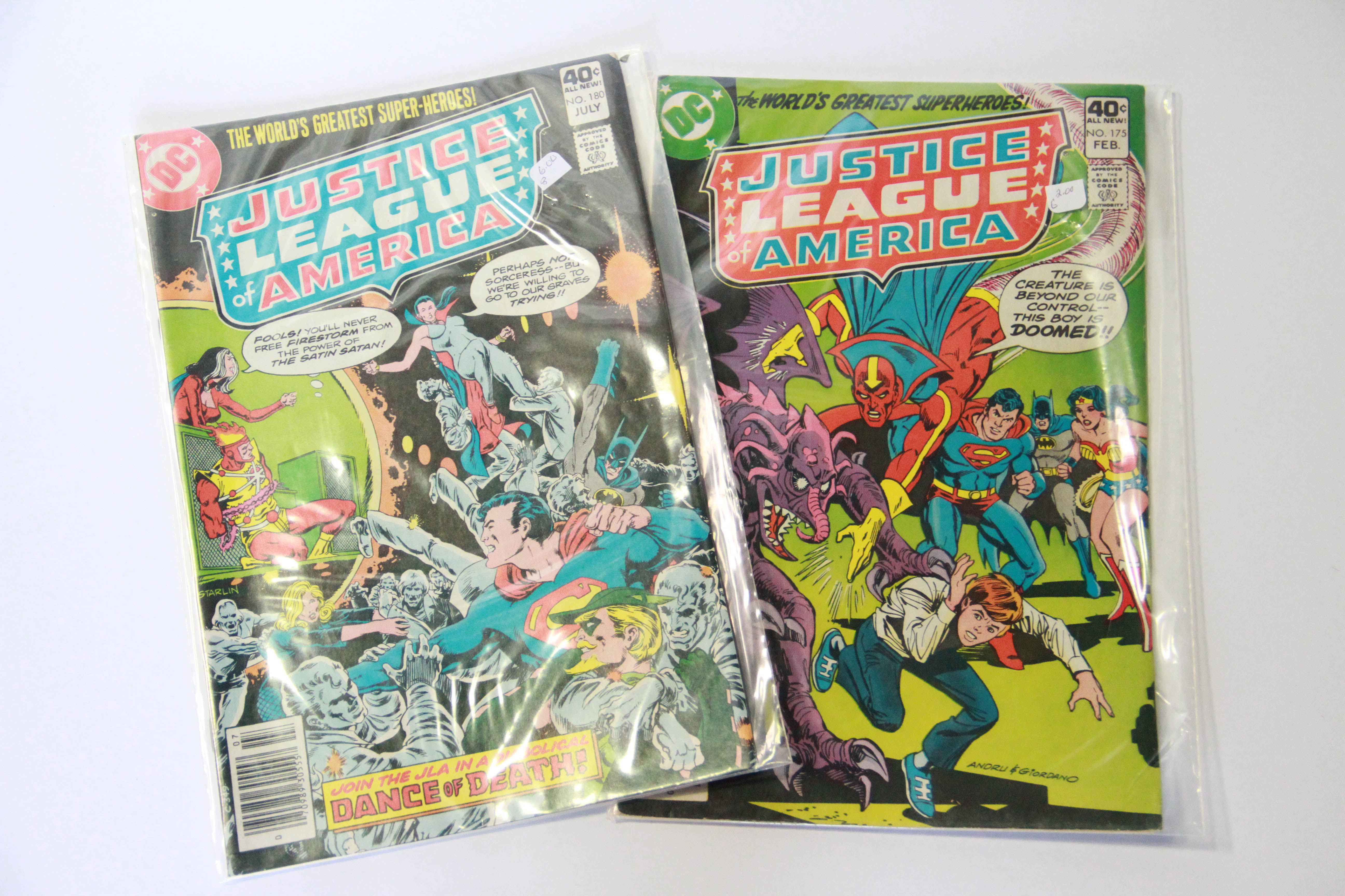Bronze Age "Justice League of America" Comic Books