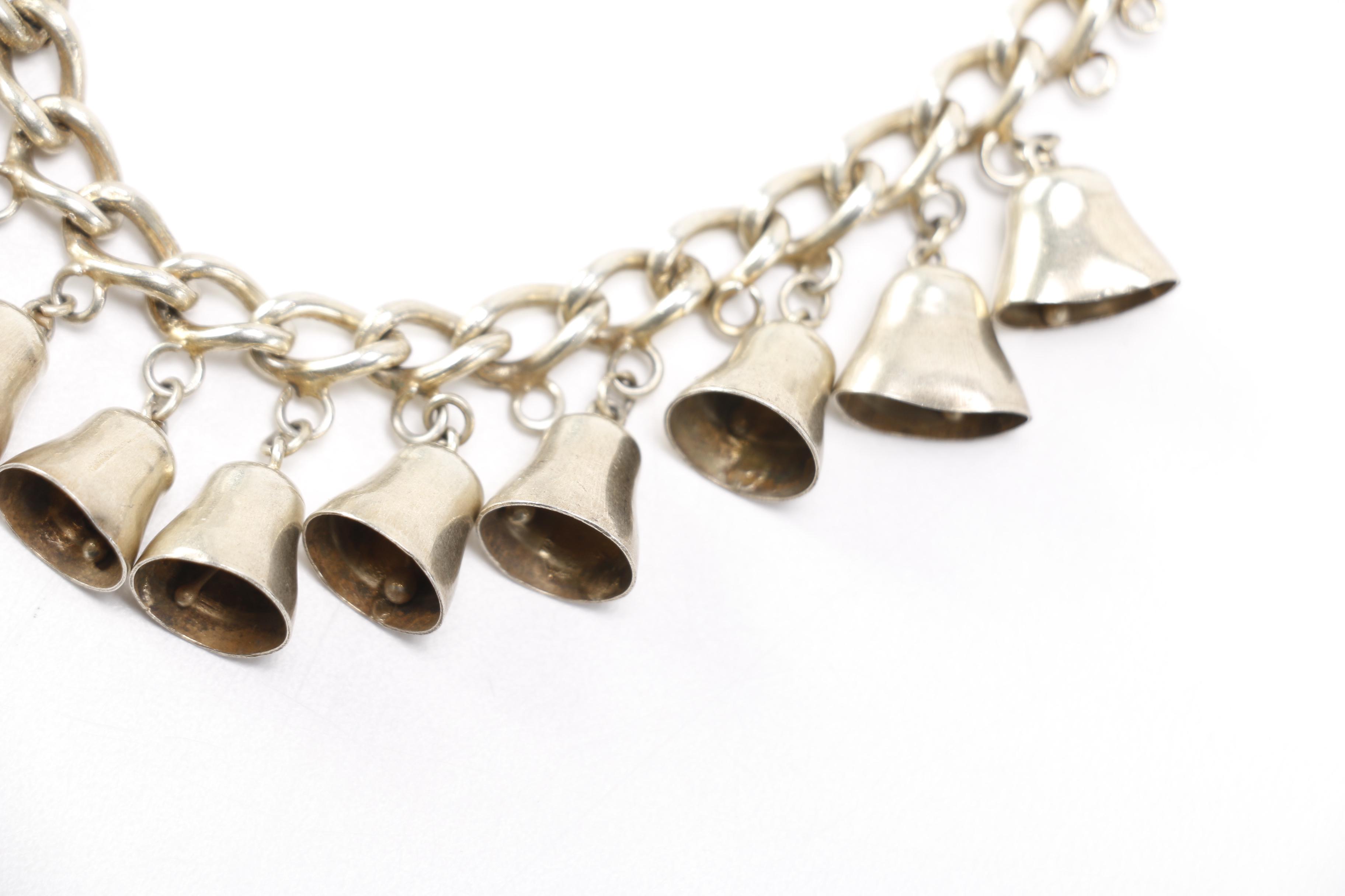 800 Silver Bell Bracelet