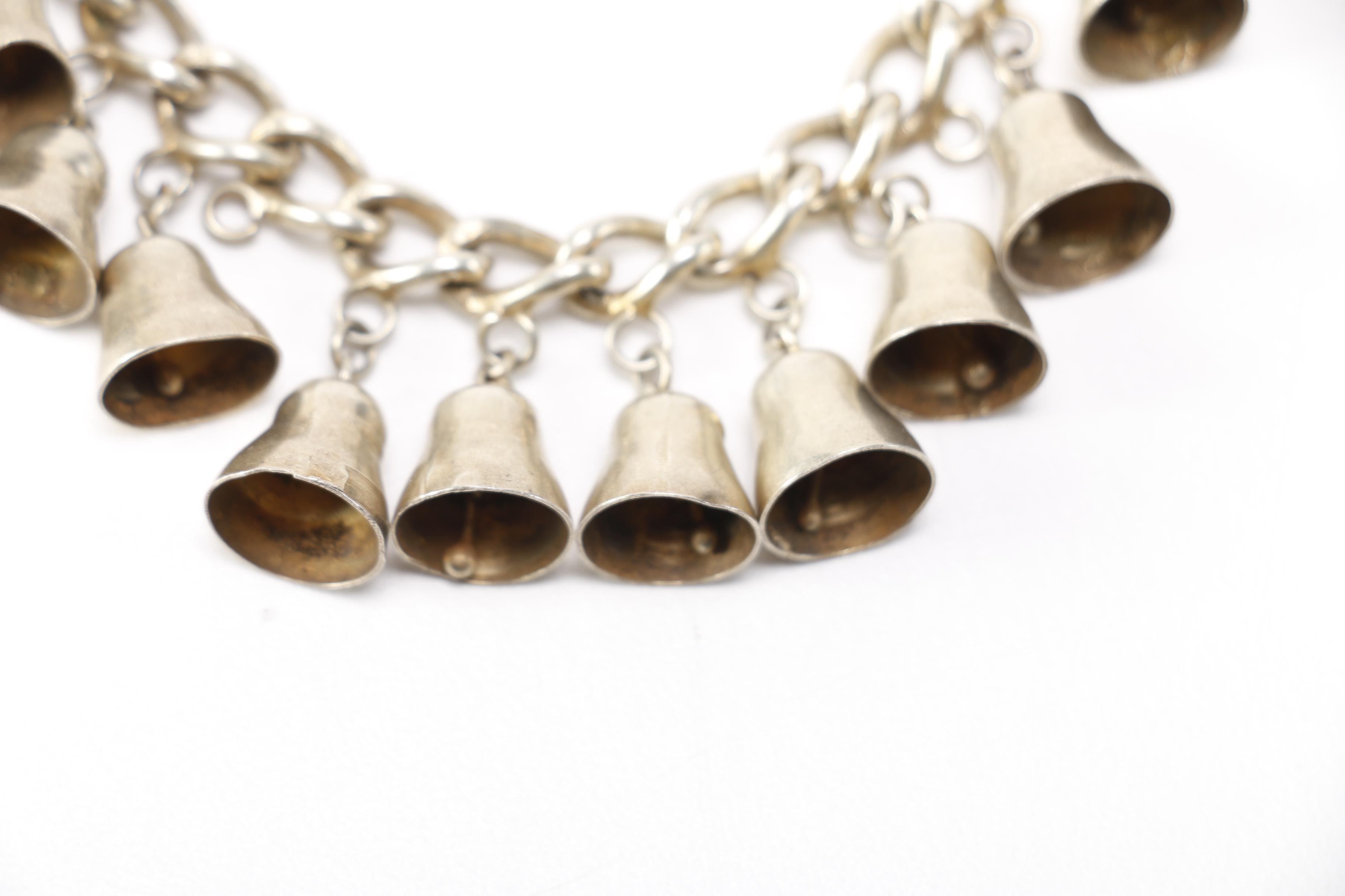 800 Silver Bell Bracelet