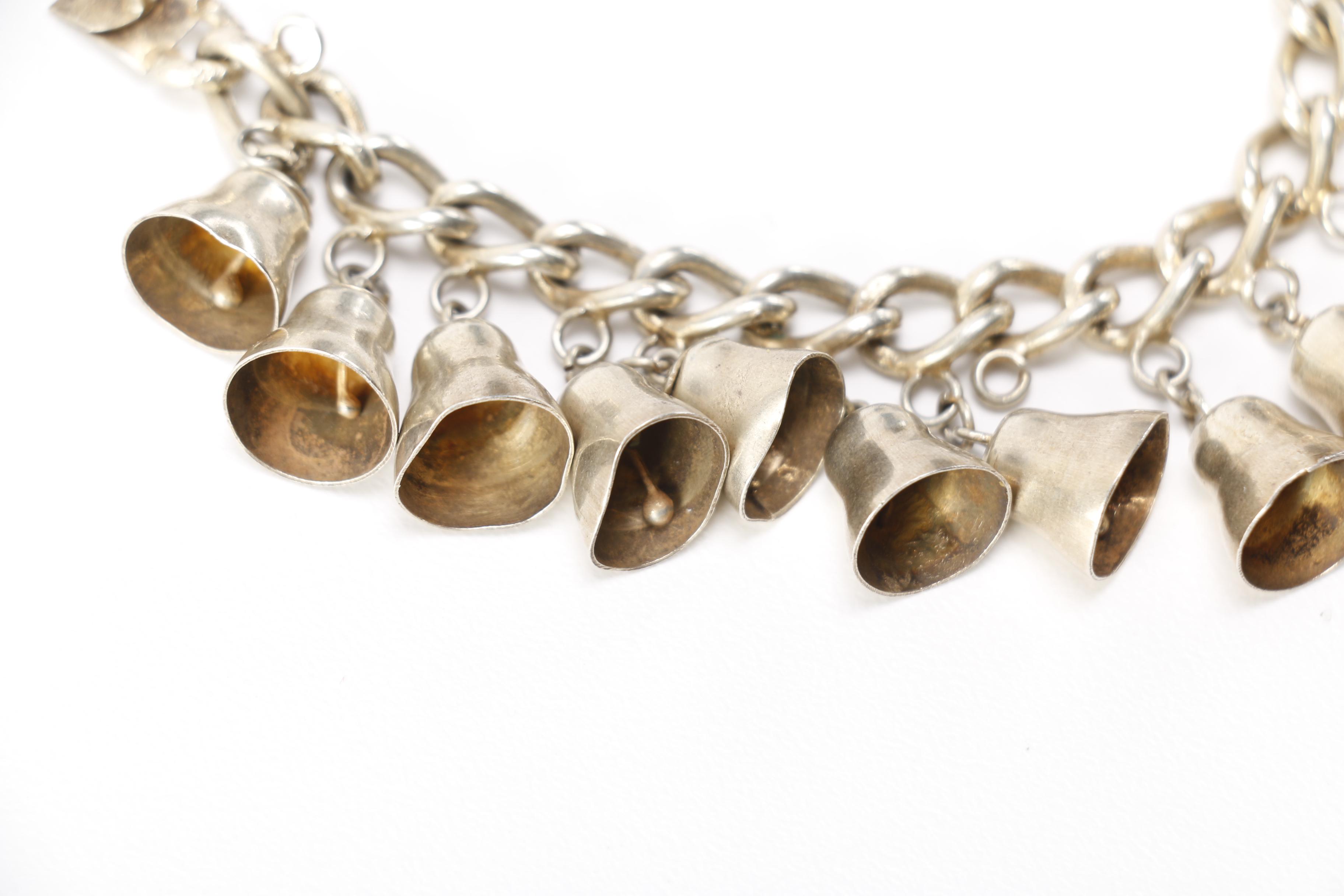 800 Silver Bell Bracelet