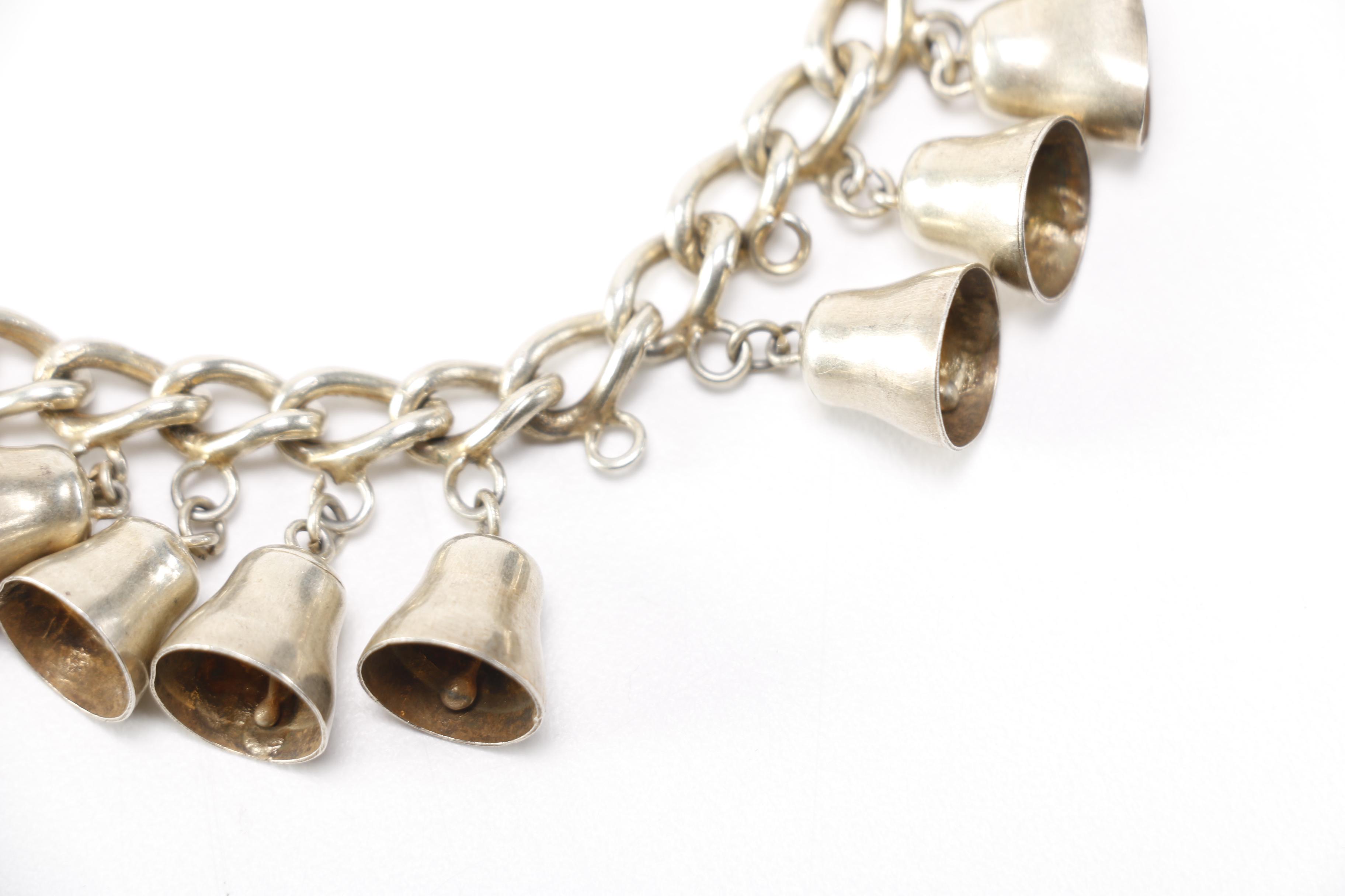 800 Silver Bell Bracelet