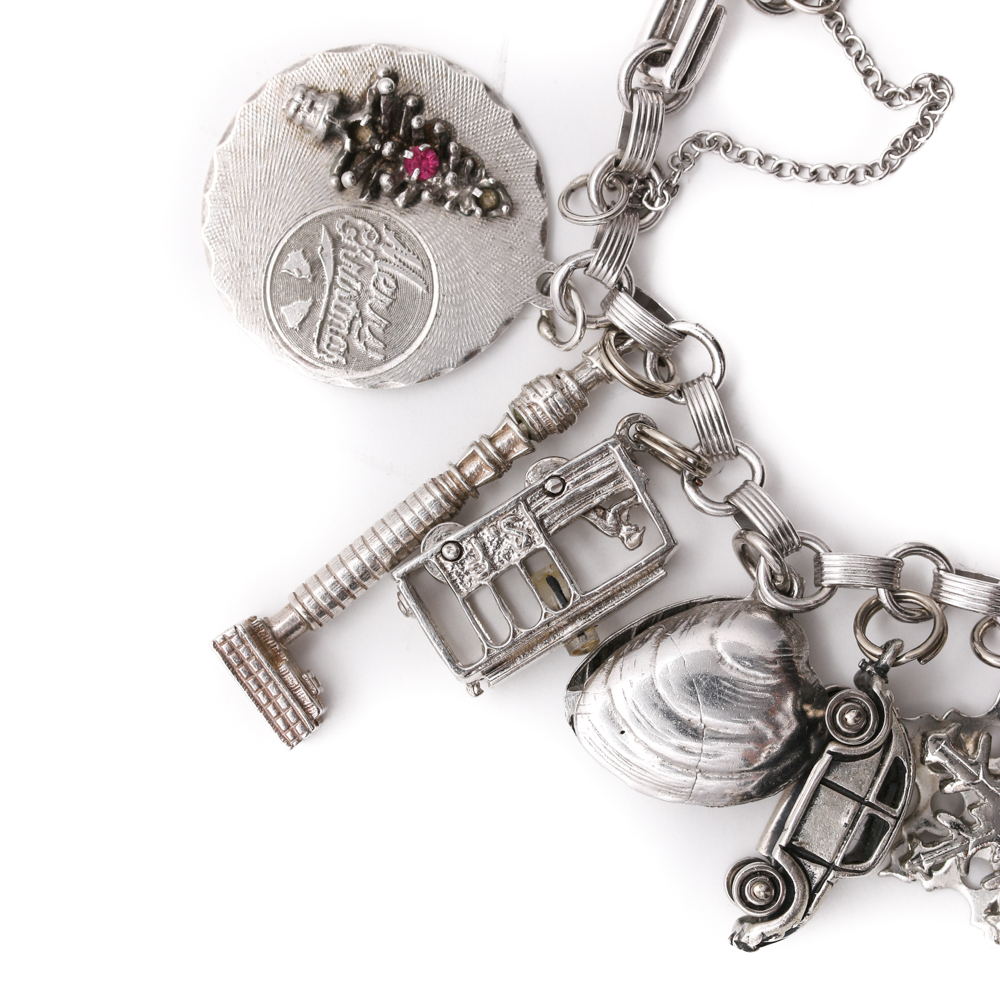Sterling Silver Charm Bracelet