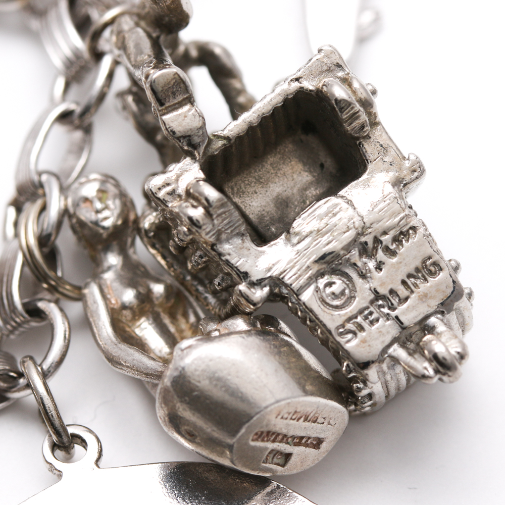Sterling Silver Charm Bracelet