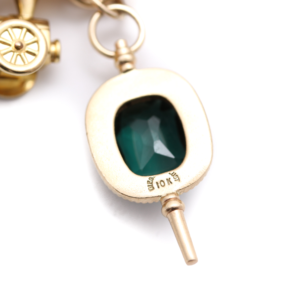 Gold and Gold Filled Charm Bracelet