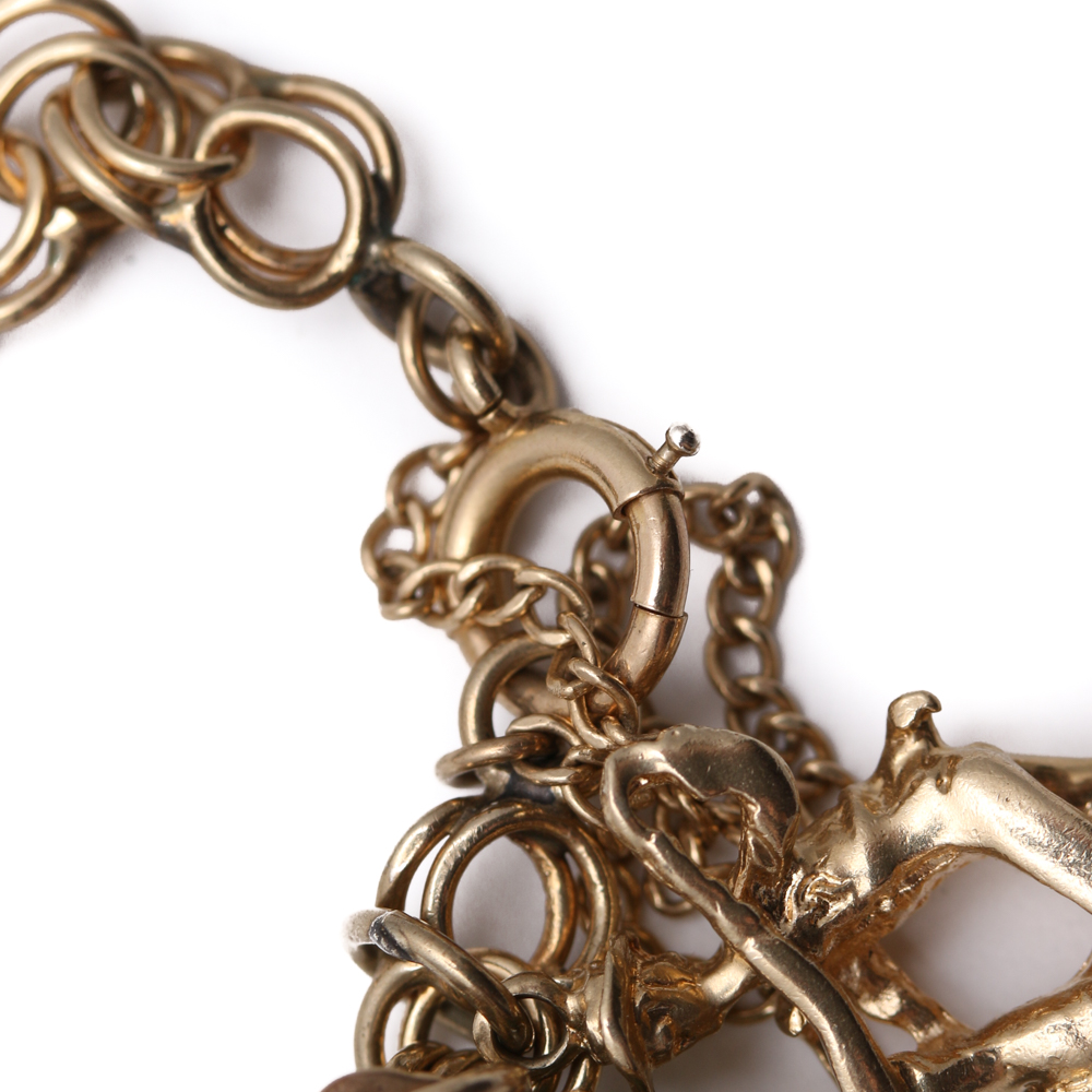 Gold Filled Charm Bracelet