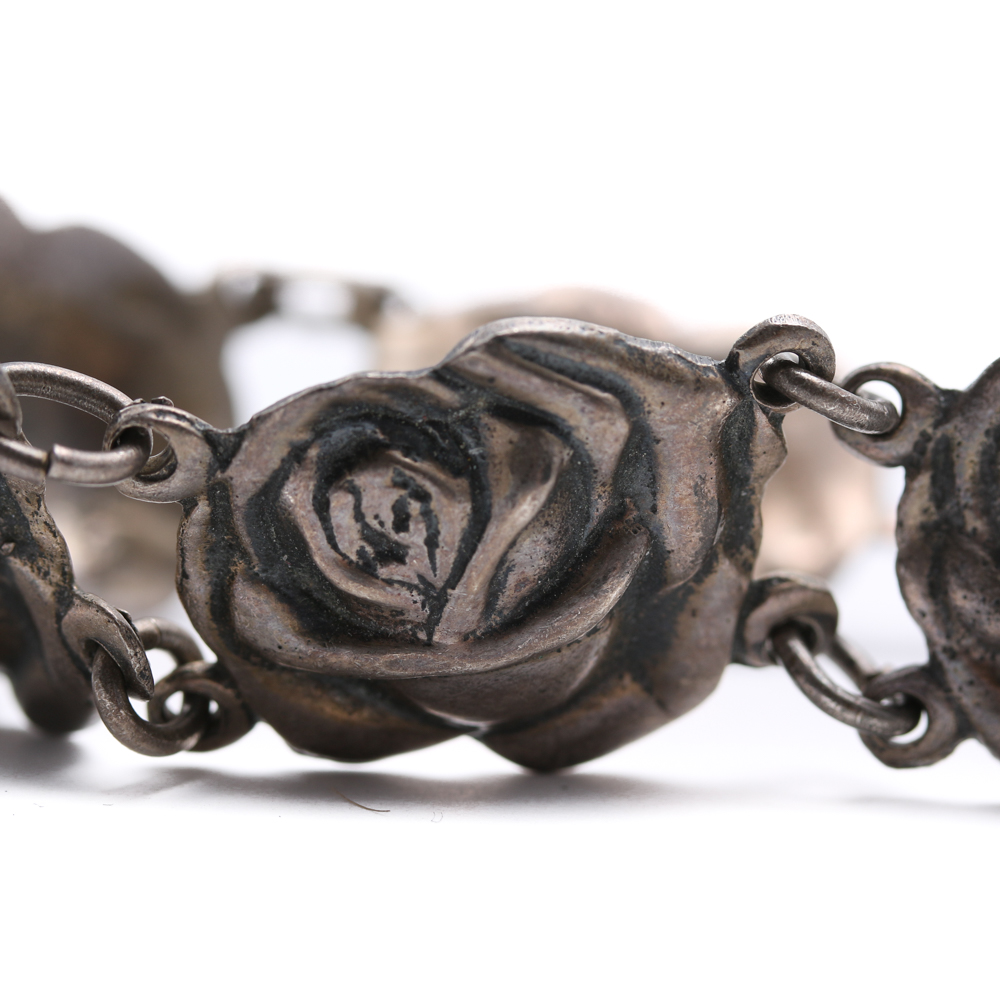 Sterling Silver Jewelry Pieces With Black Onyx and Carnelian Calcite