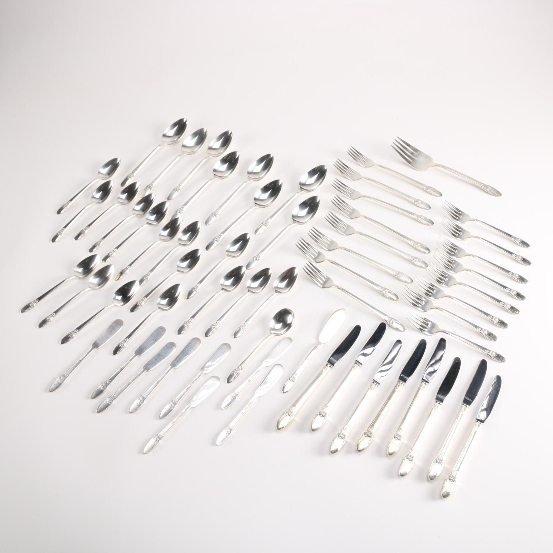 Rogers Brothers "First Love" Silver Plate Flatware