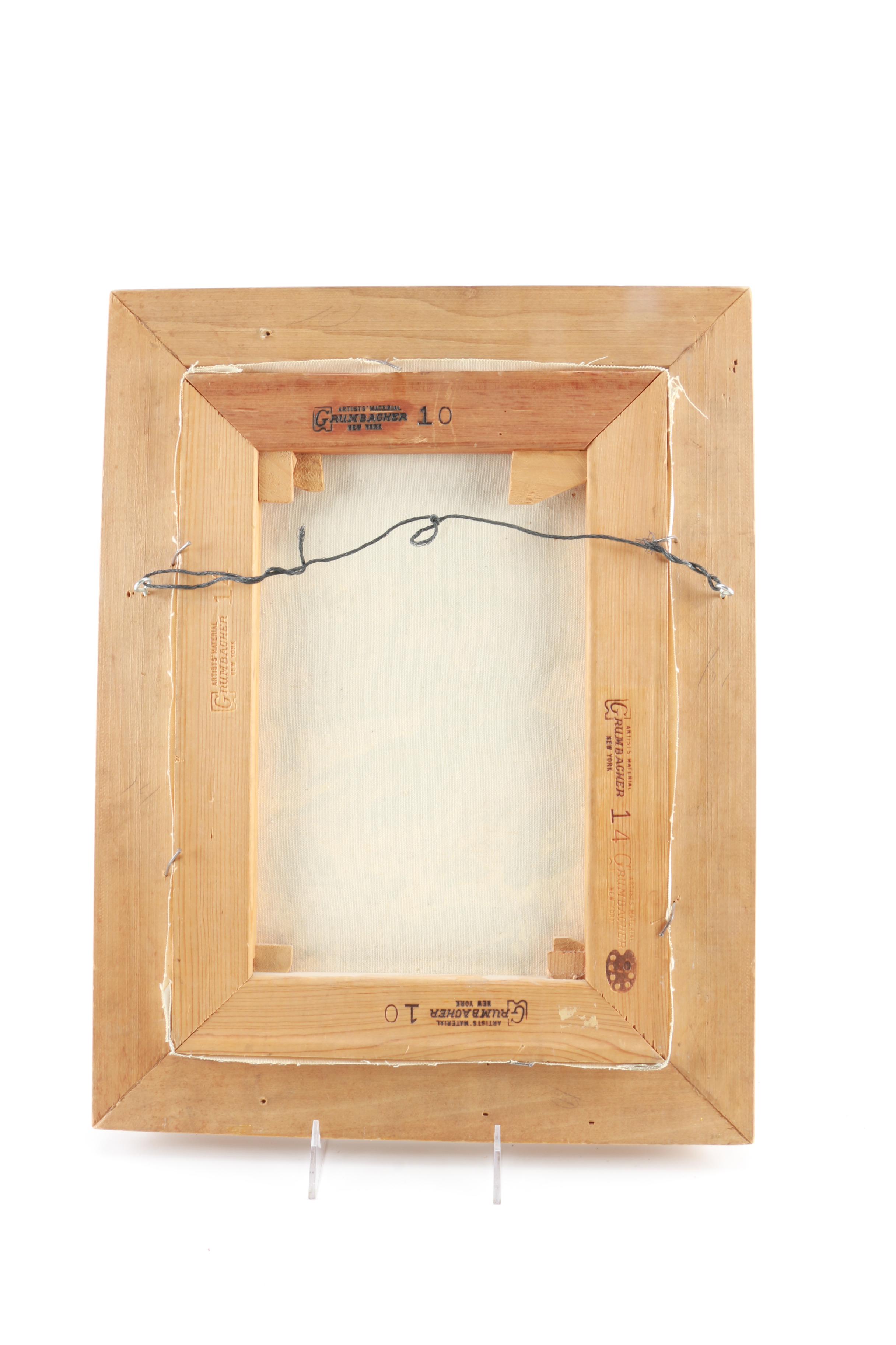 Steiner Oil Painting on Canvas After Frederic Remington "The Cowboy"