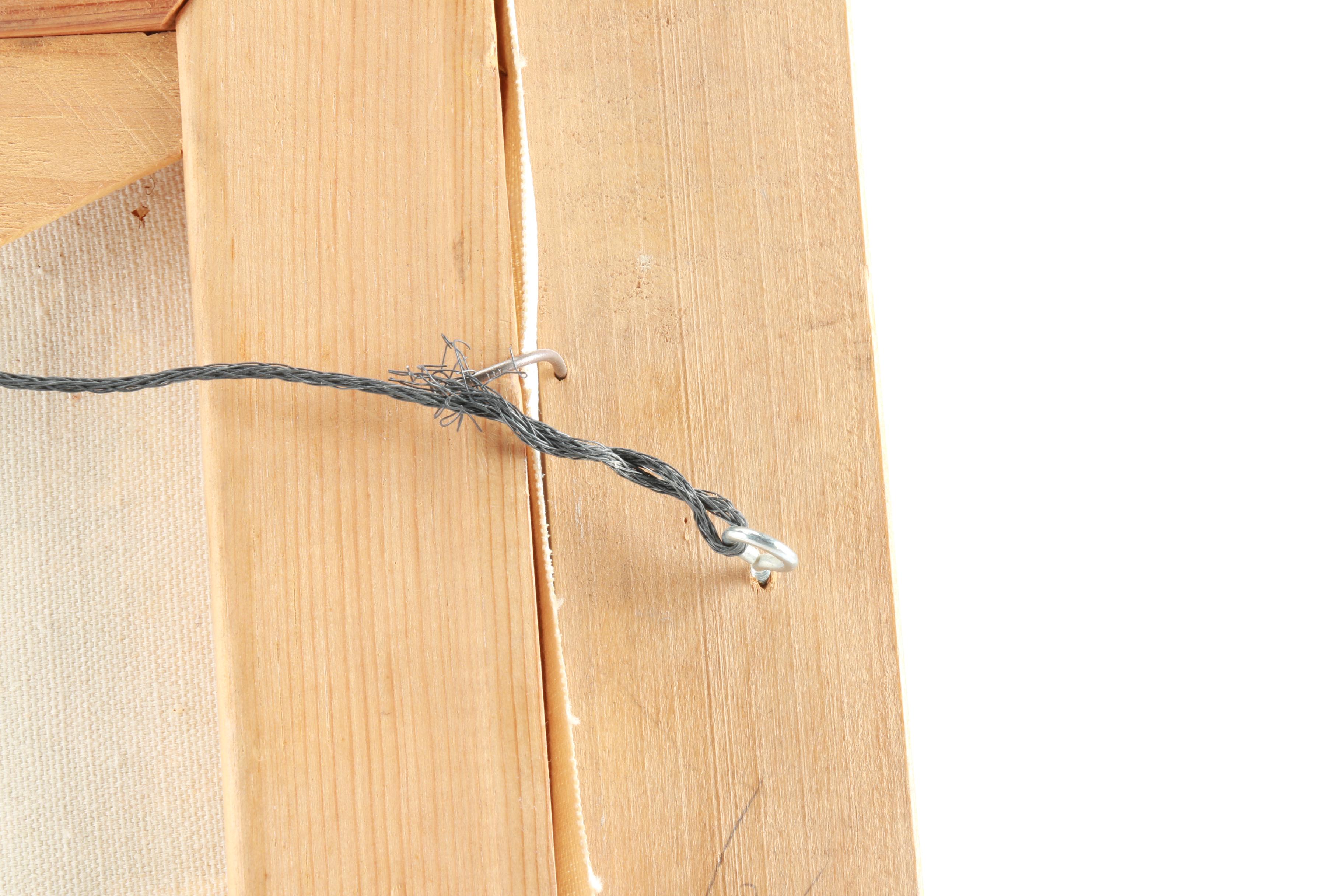 Steiner Oil Painting on Canvas After Frederic Remington "The Cowboy"