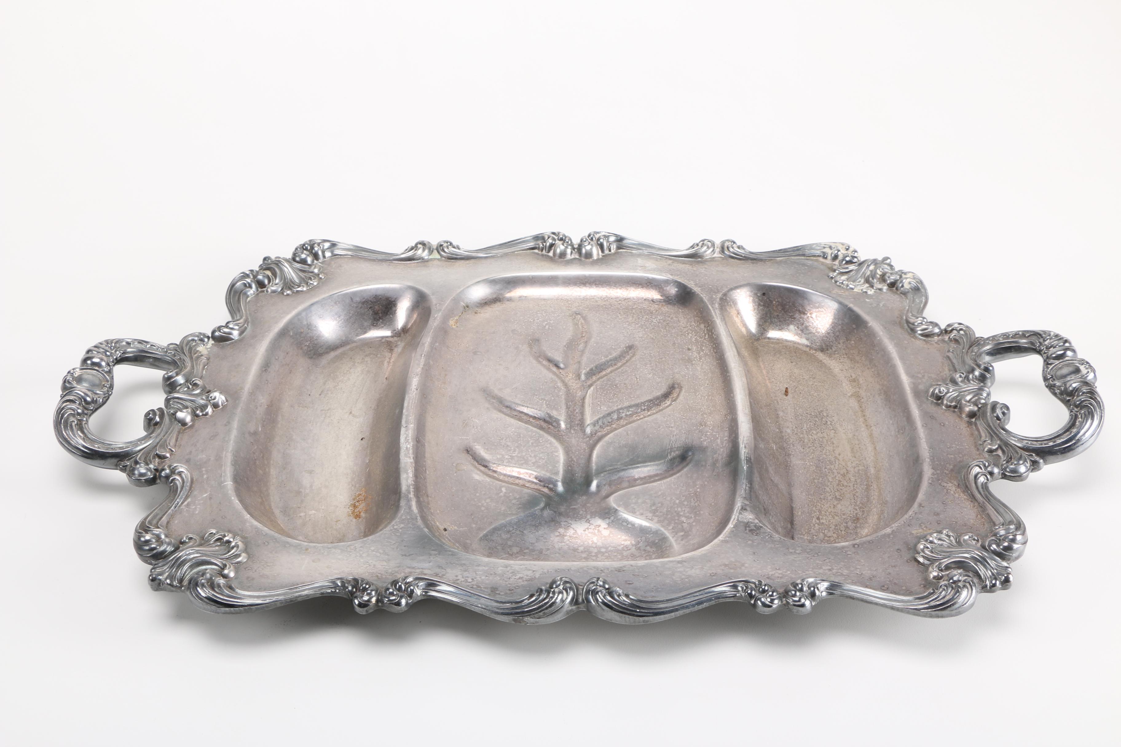 Silver Plate Servingware Featuring Sheffield Silver Co.