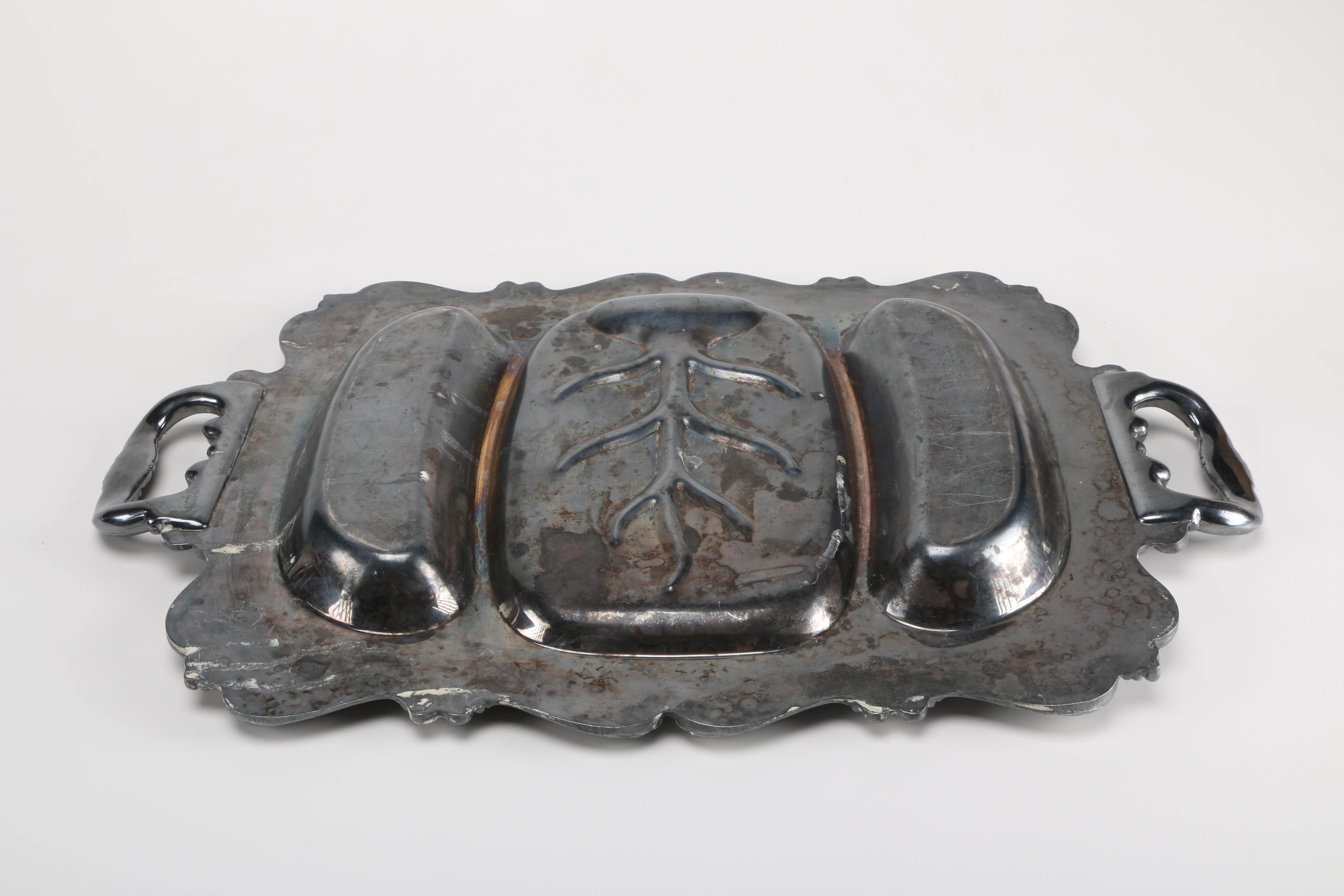 Silver Plate Servingware Featuring Sheffield Silver Co.