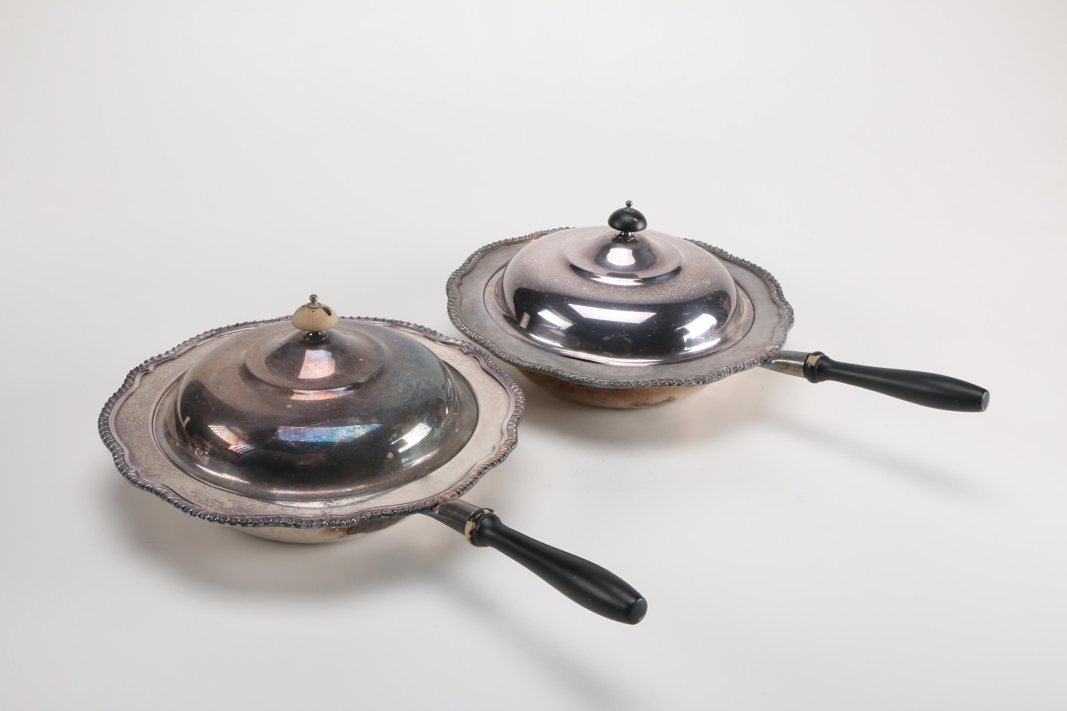 Silver Plate Servingware Featuring Sheffield Silver Co.