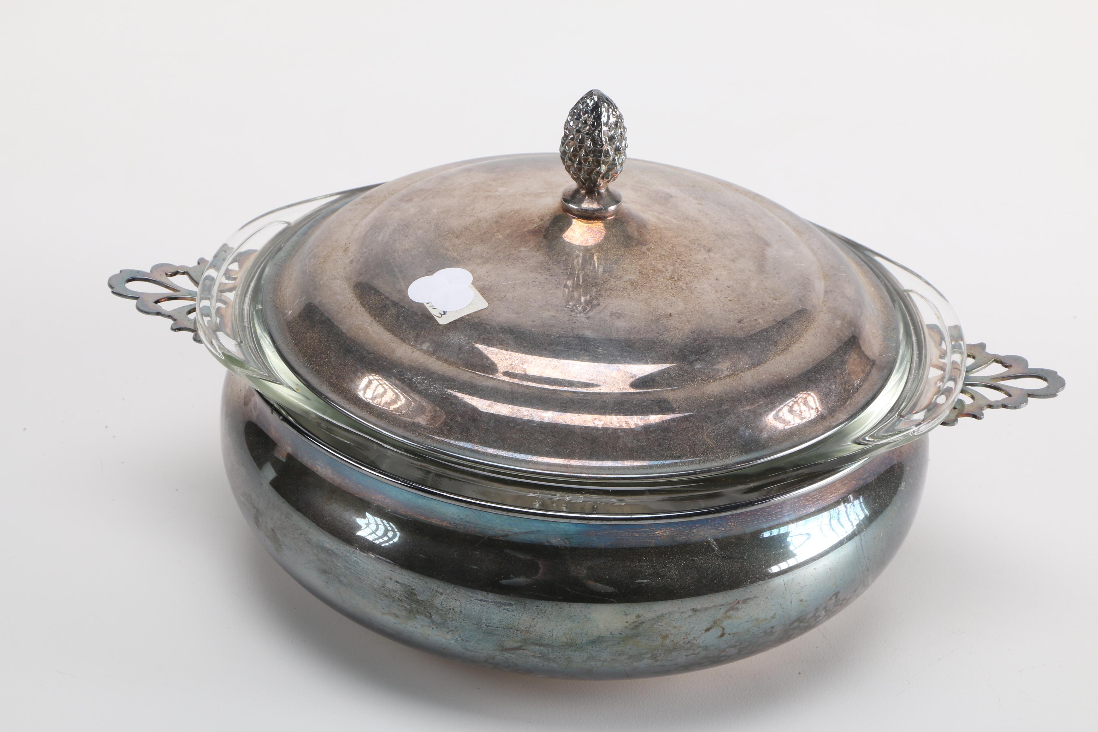 Silver Plate Servingware Featuring Sheffield Silver Co.