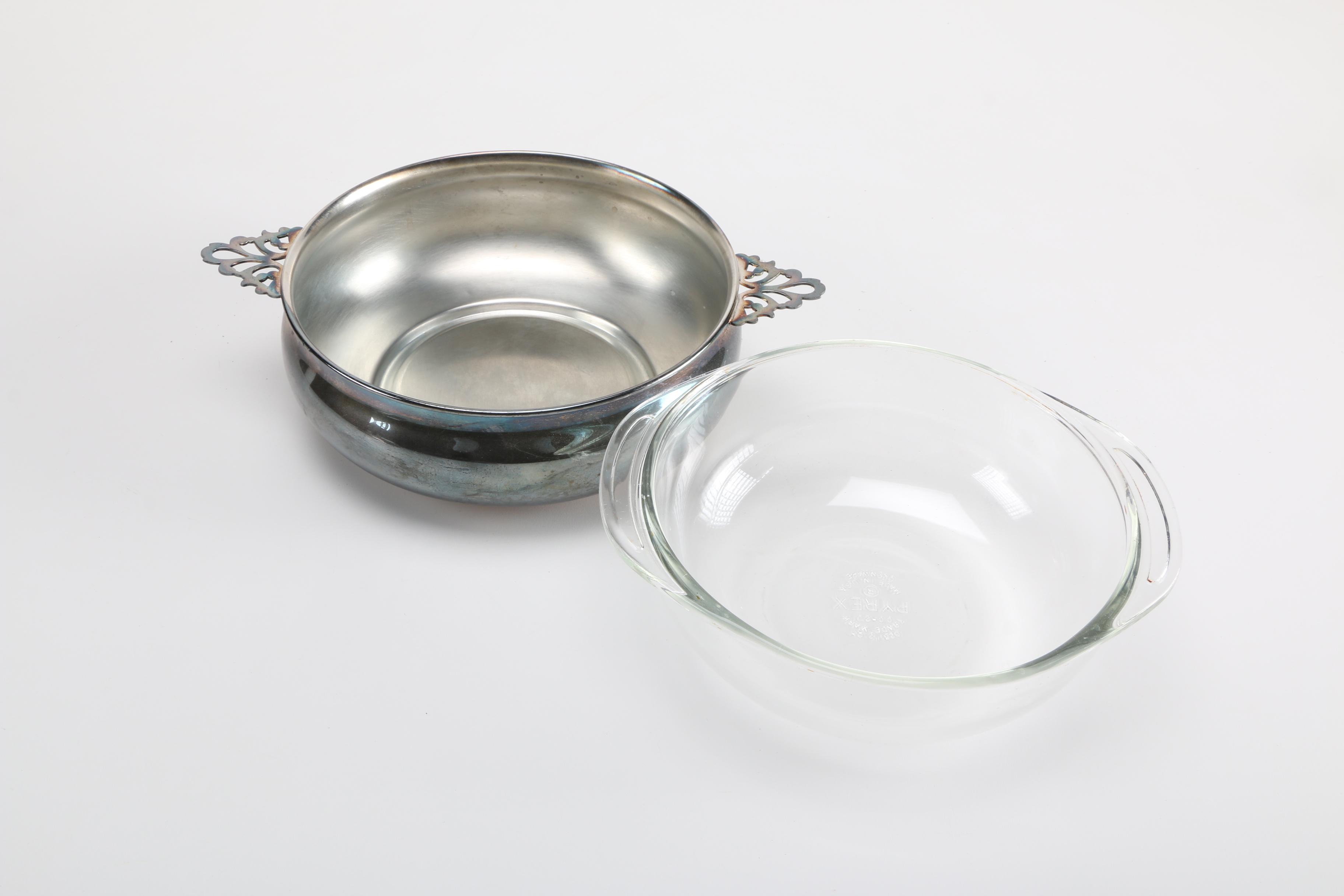 Silver Plate Servingware Featuring Sheffield Silver Co.