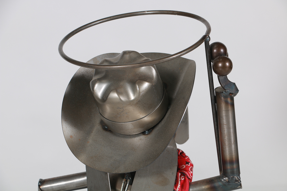 Yardbirds Welded Metal Sculpture "Deputy Dog"