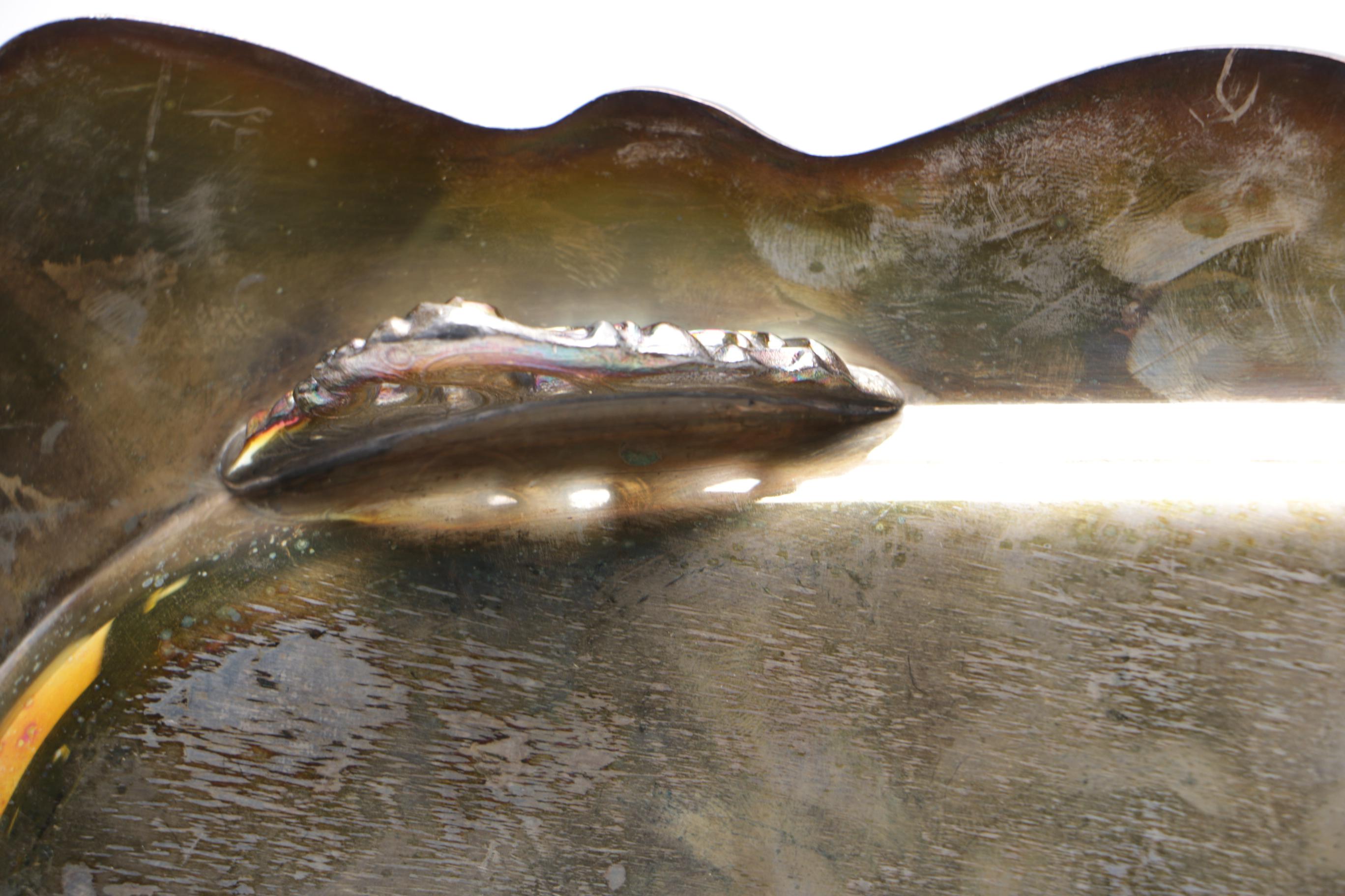 Variety of Etched Silver Plate Serving Trays