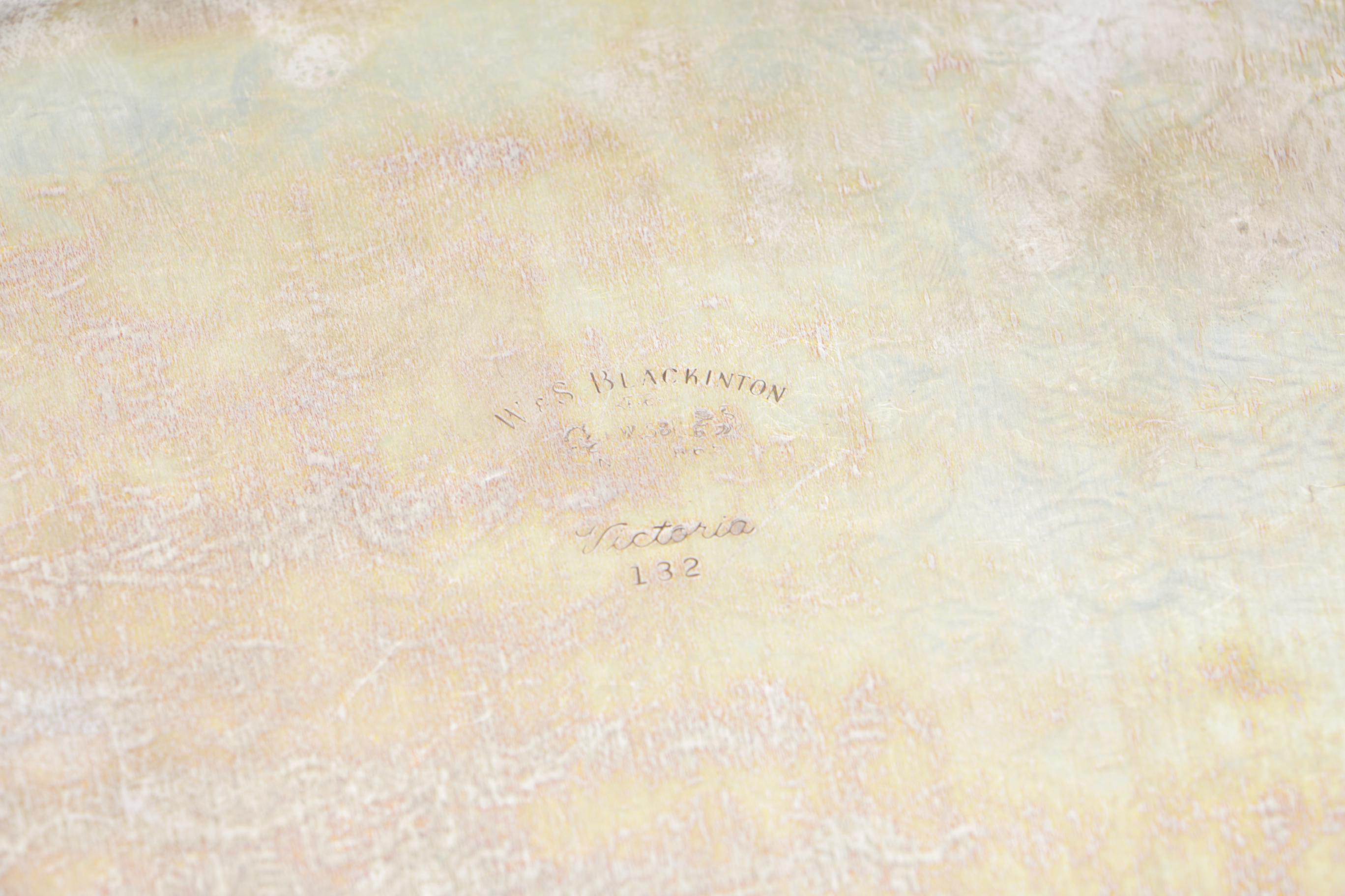 Variety of Etched Silver Plate Serving Trays