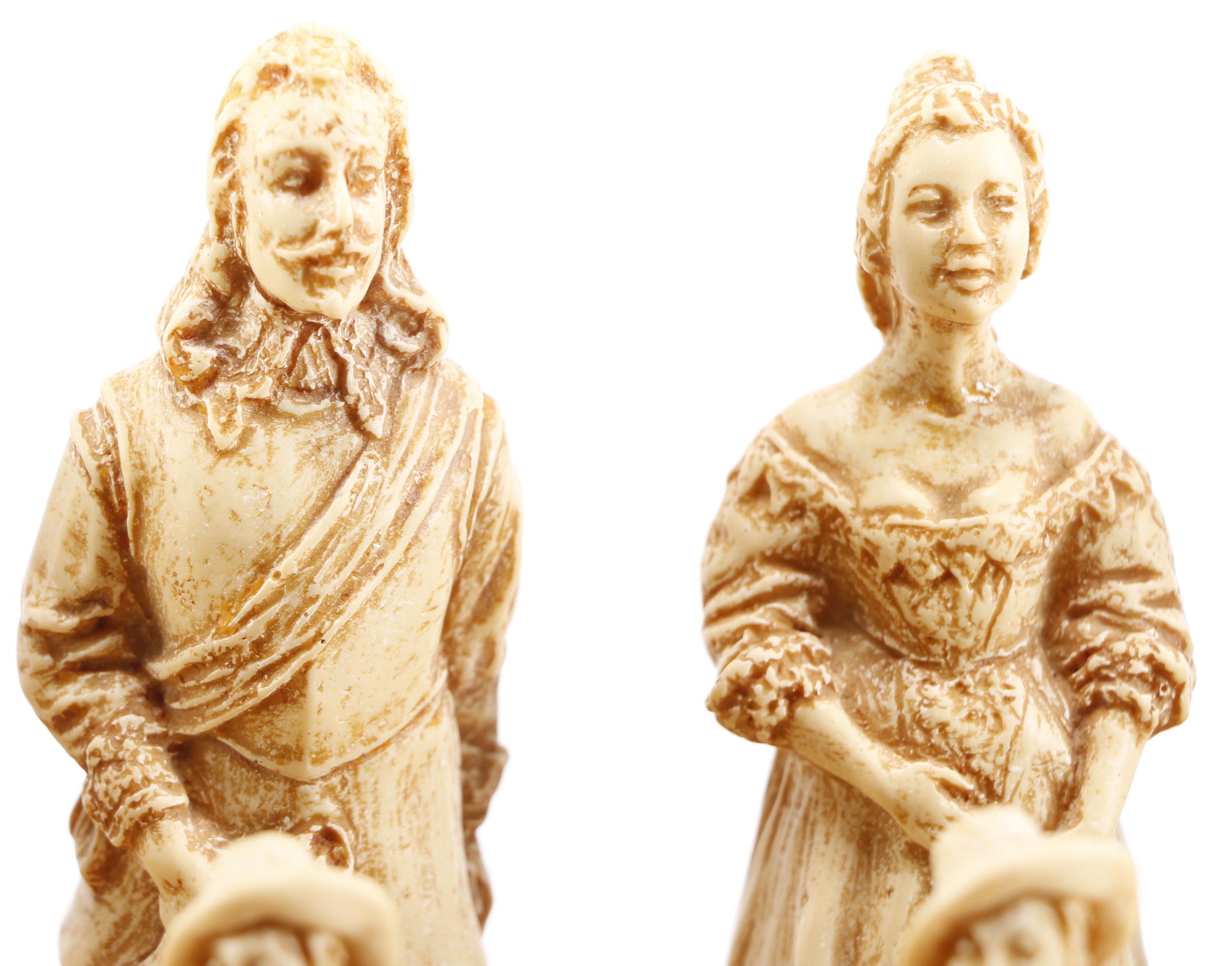 Studio Anne Carlton English Civil War Figural Chess Set