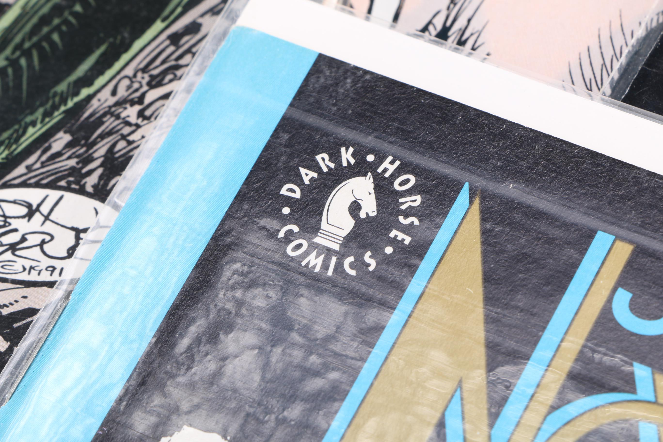 Collection of John Byrne's "Next Men" Comic Issues, Including First Five Issues