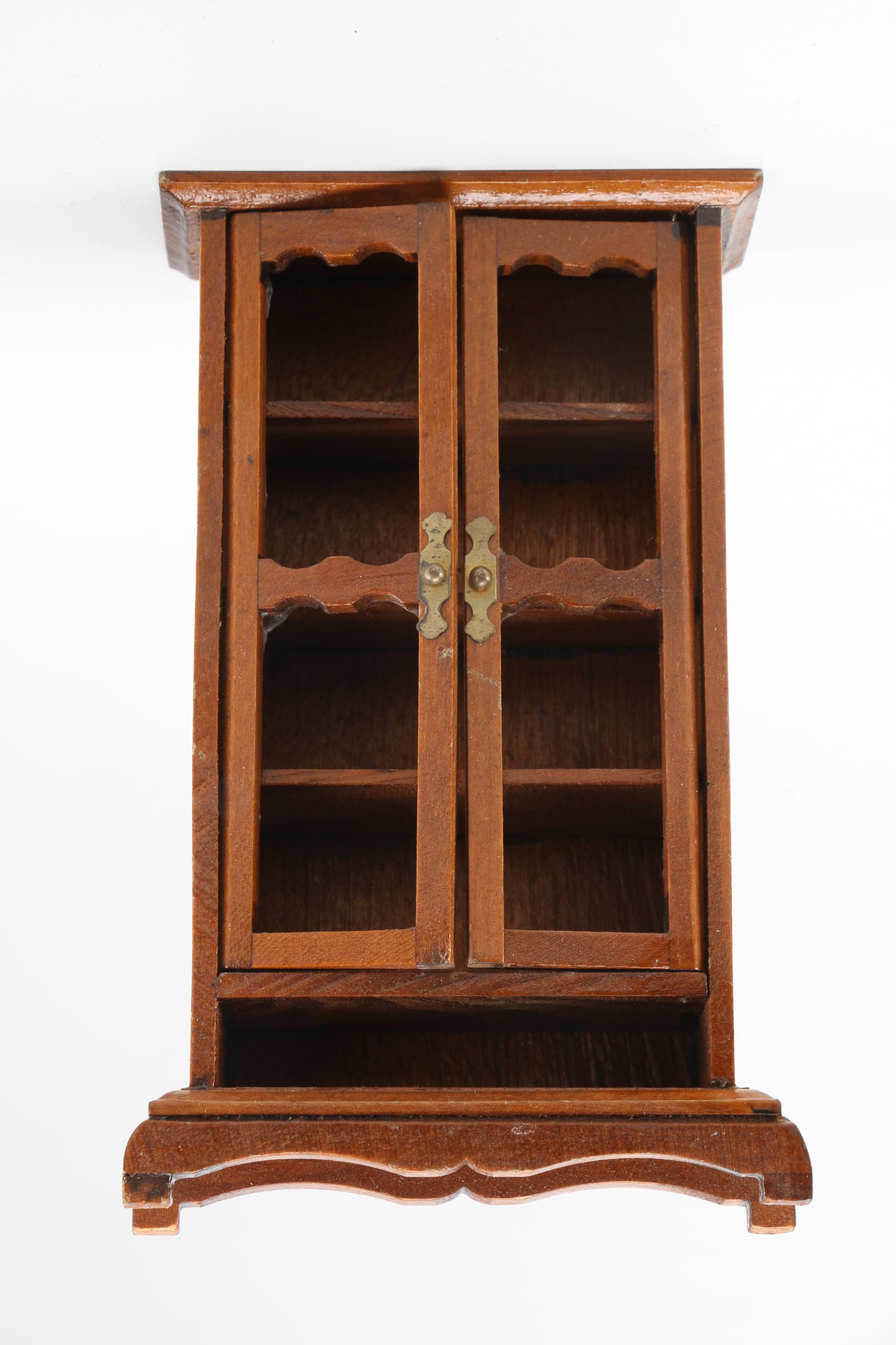 Miniature and Dollhouse Furniture Collection Including Hepplewhite Style