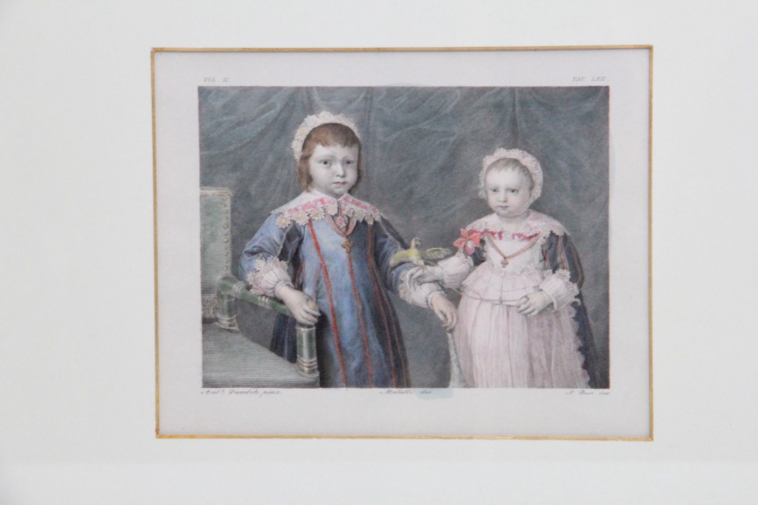 Pair of Early Engravings of Children