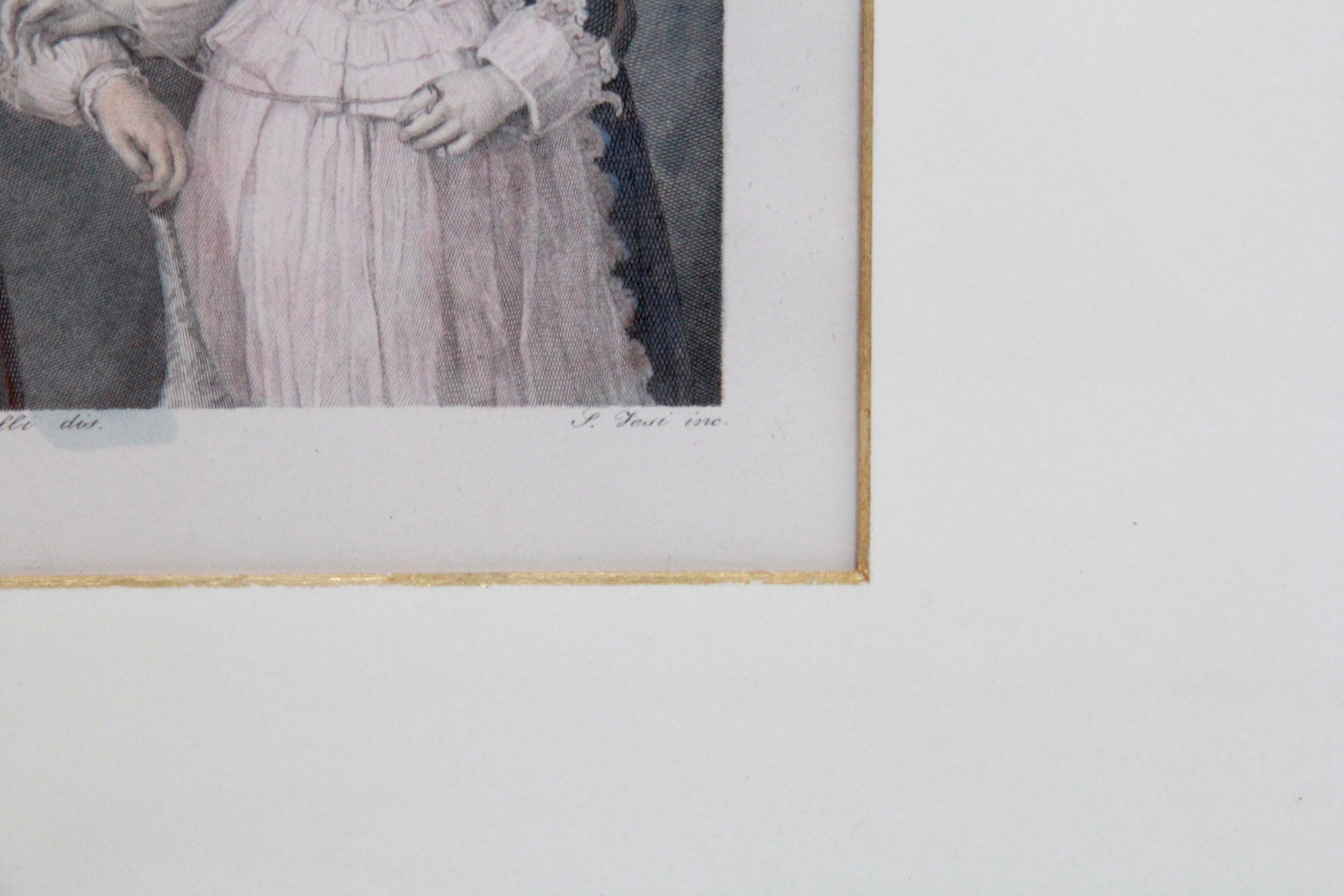 Pair of Early Engravings of Children