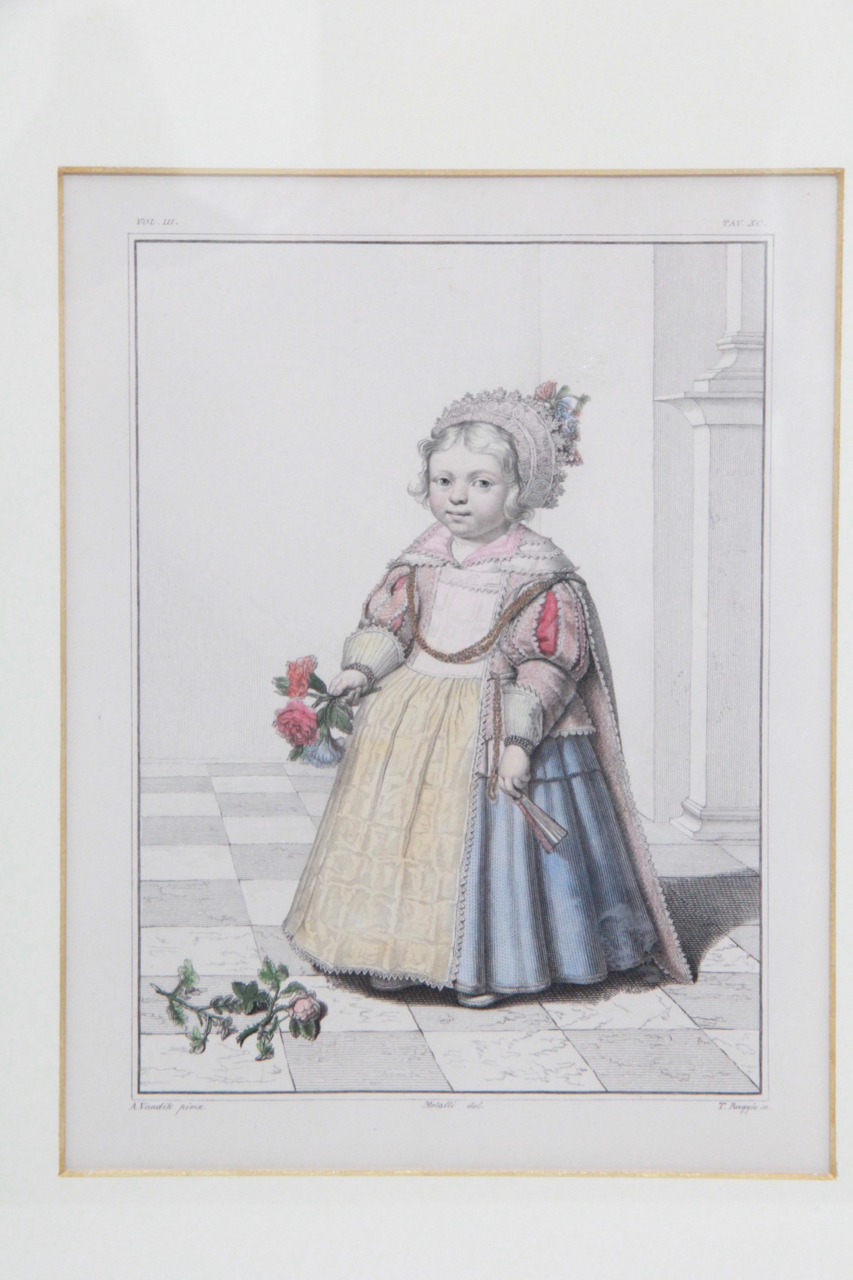 Pair of Early Engravings of Children