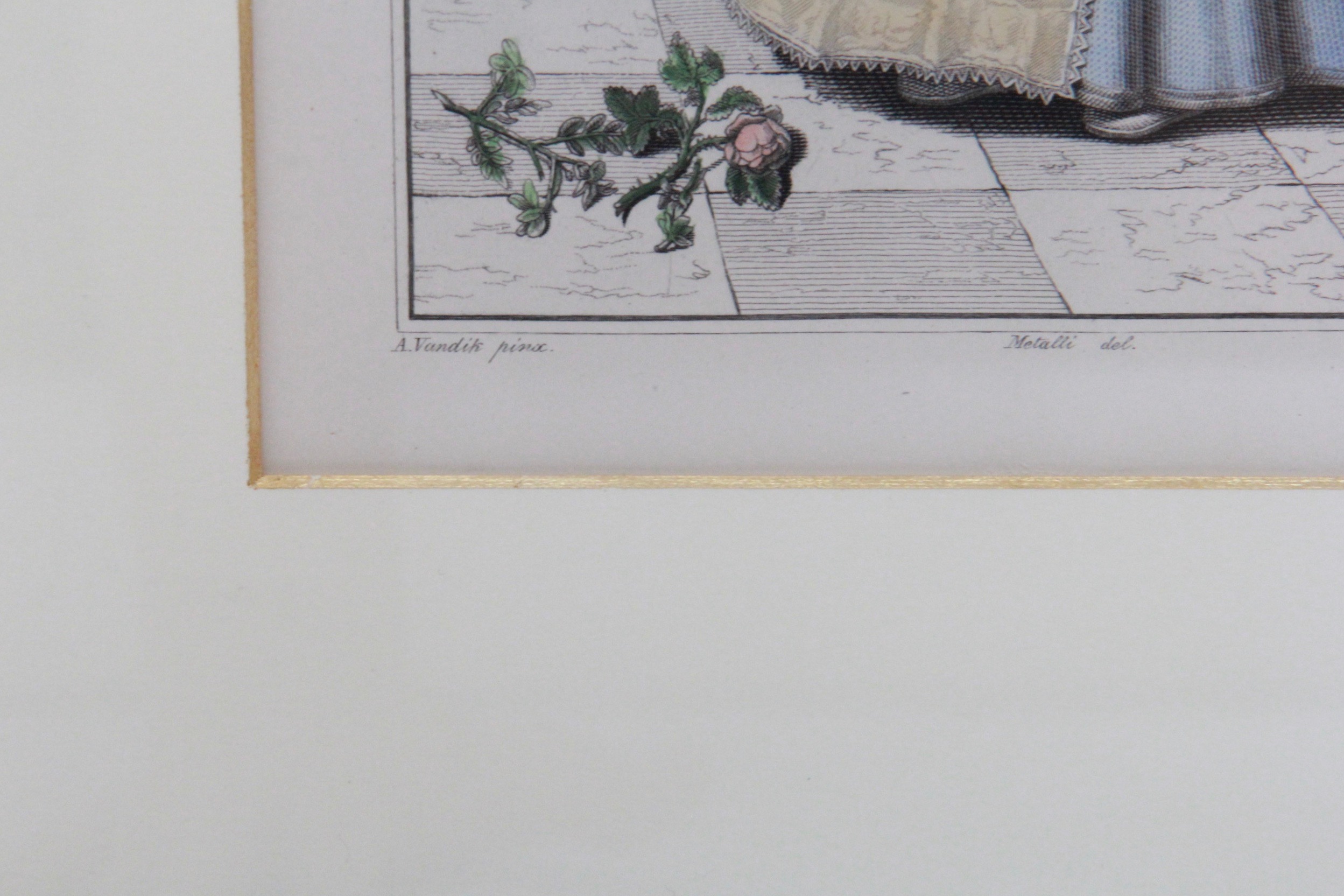 Pair of Early Engravings of Children