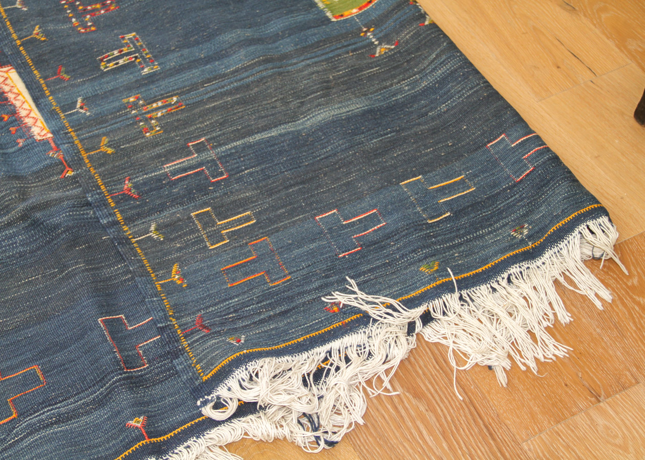 Handwoven Nomadic Anatolian or Turkish Area Rug