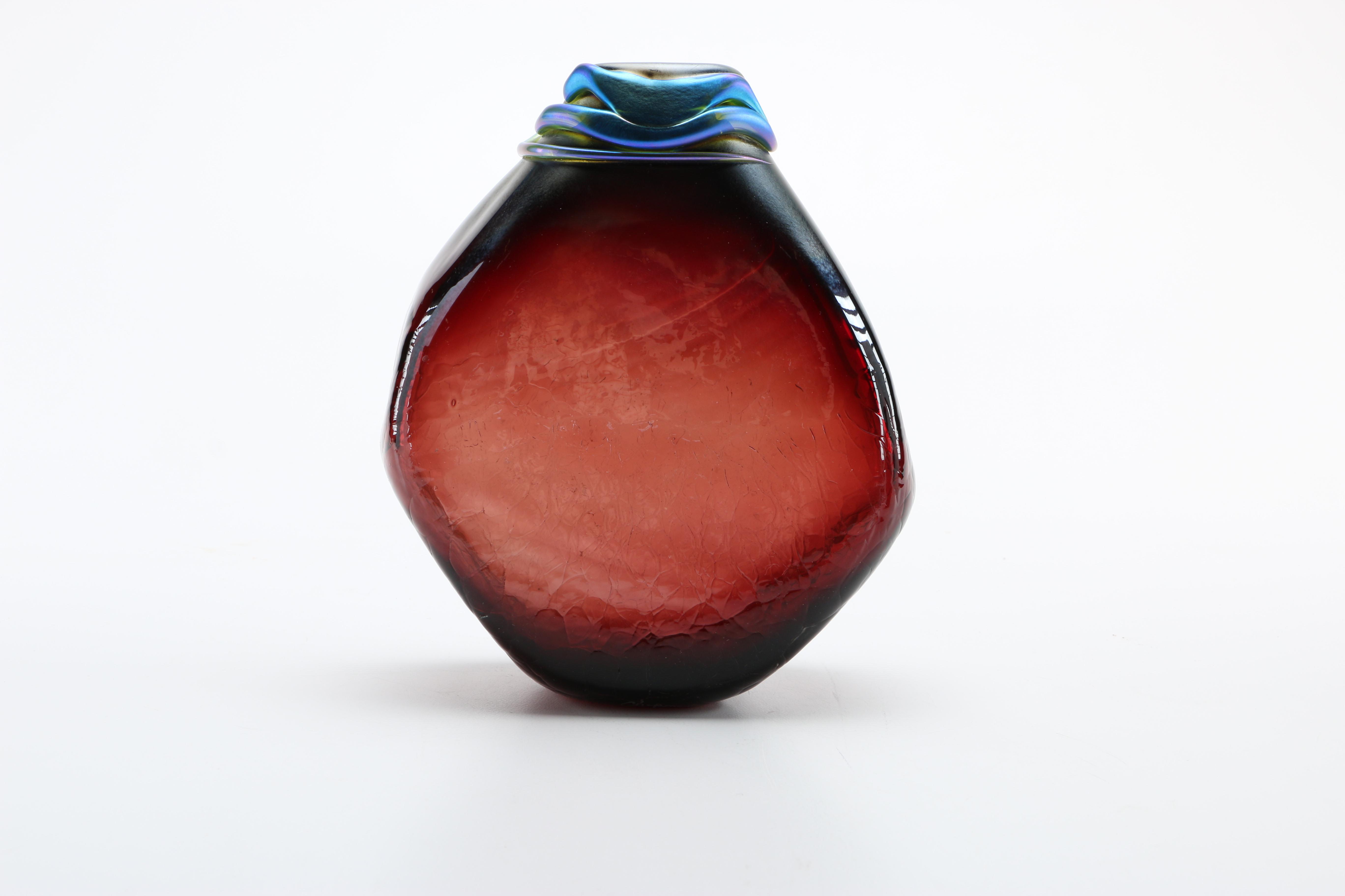 Richard Jolley and Loren Chapman Art Glass Vases